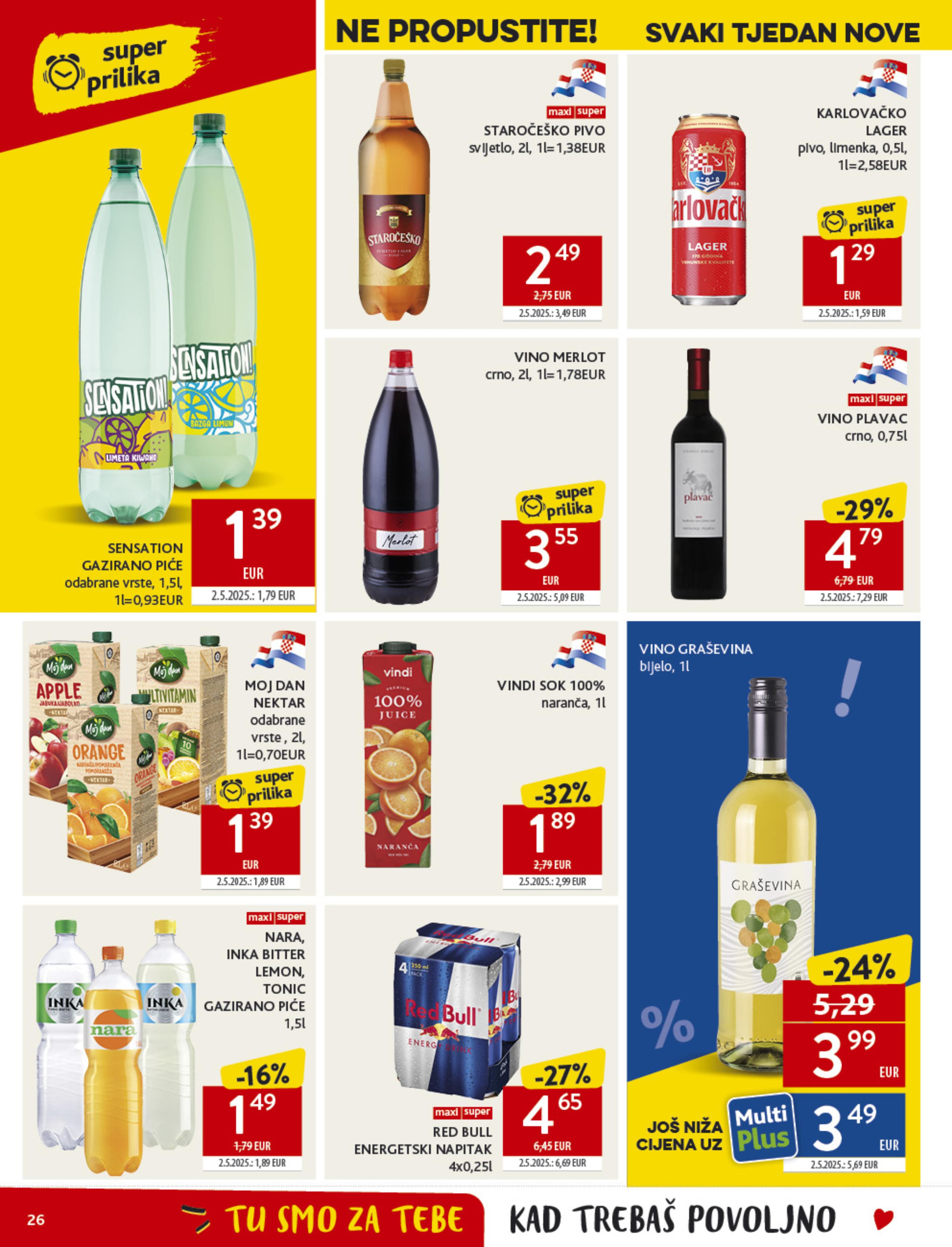 Stranica 26. Konzum kataloga - Akcije od 24.09. do 30.09.2025.