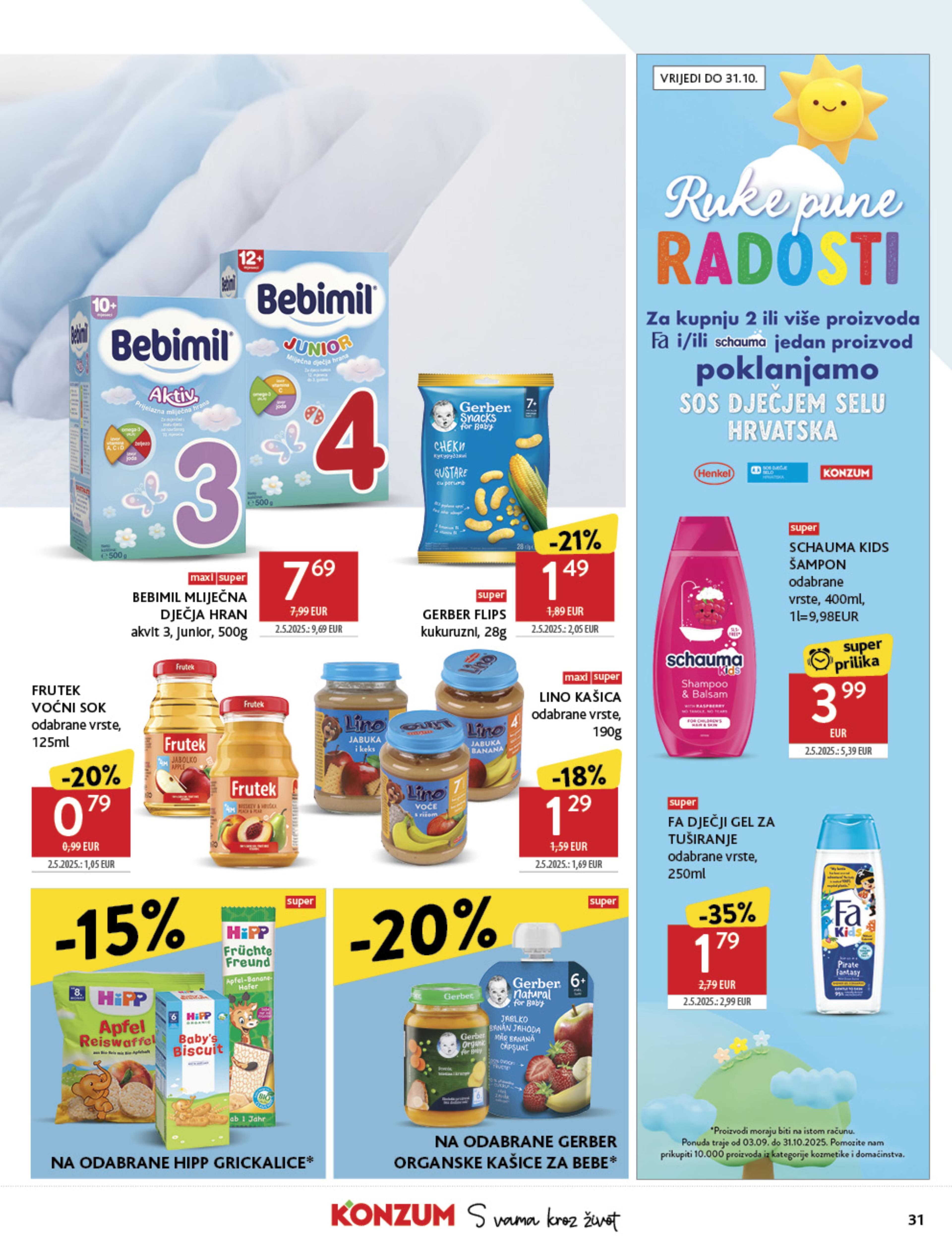 Stranica 31. Konzum kataloga - Akcije od 24.09. do 30.09.2025.