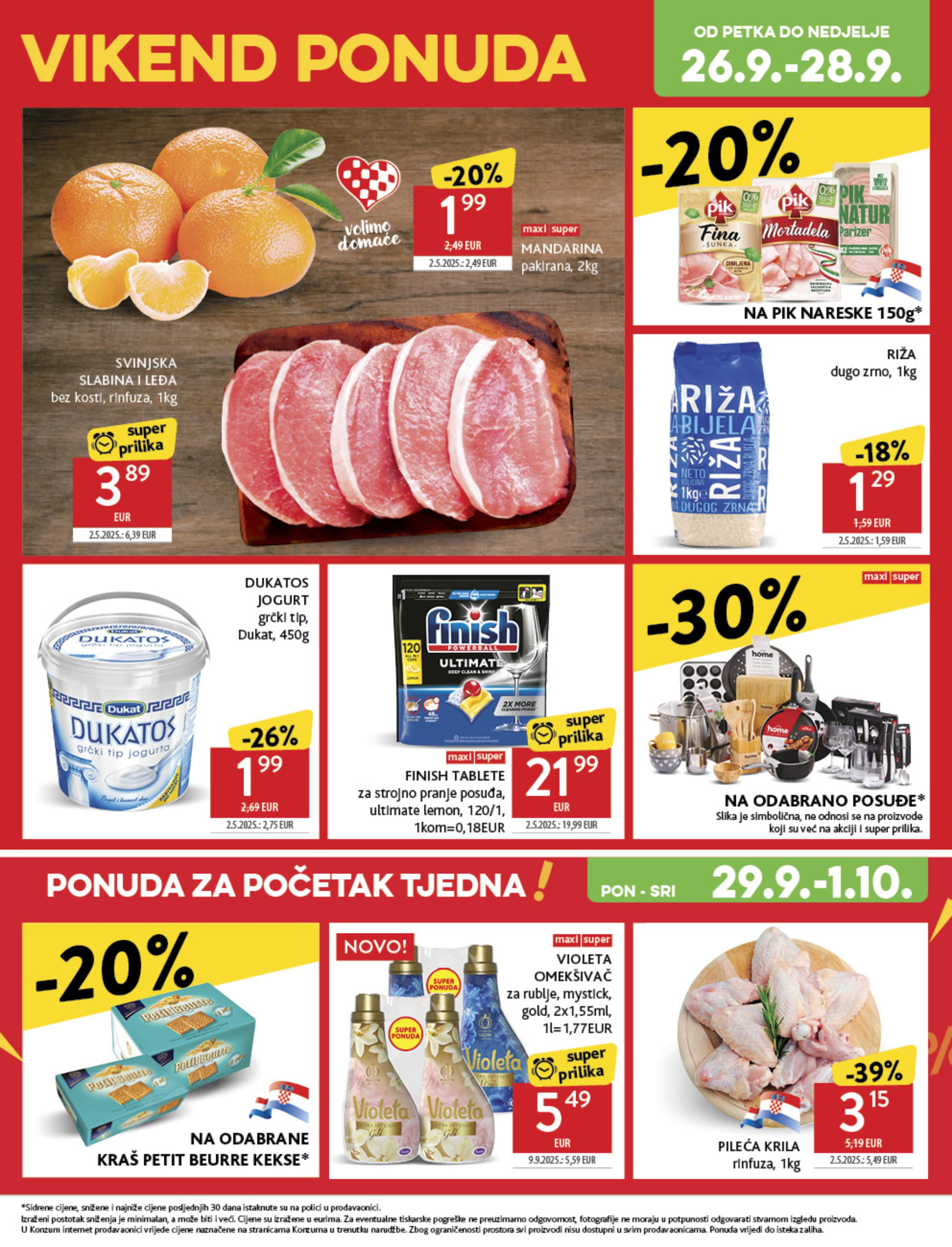 Stranica 42. Konzum kataloga - Akcije od 24.09. do 30.09.2025.