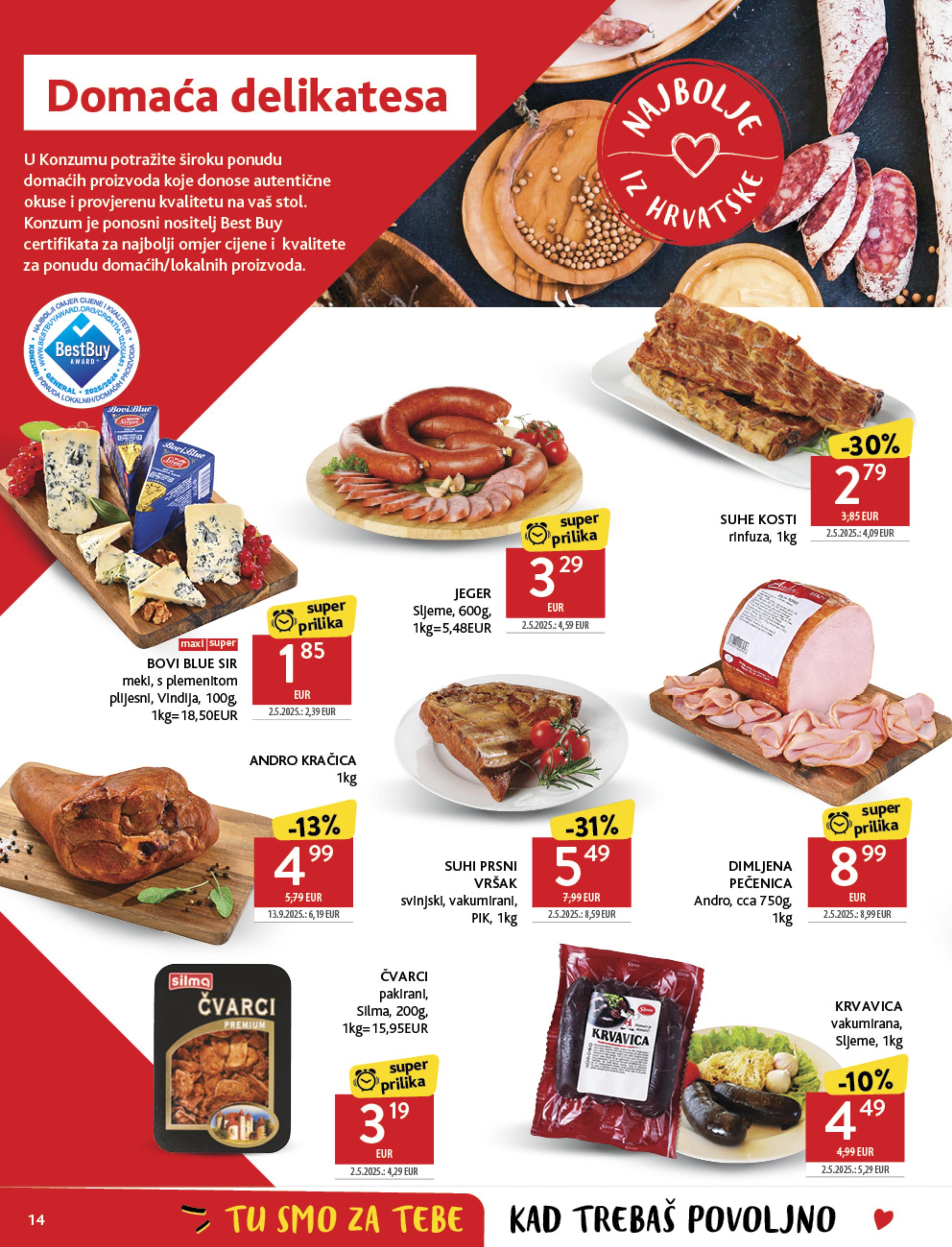 Stranica 14. Konzum kataloga - Akcije od 01.10. do 07.10.2025.