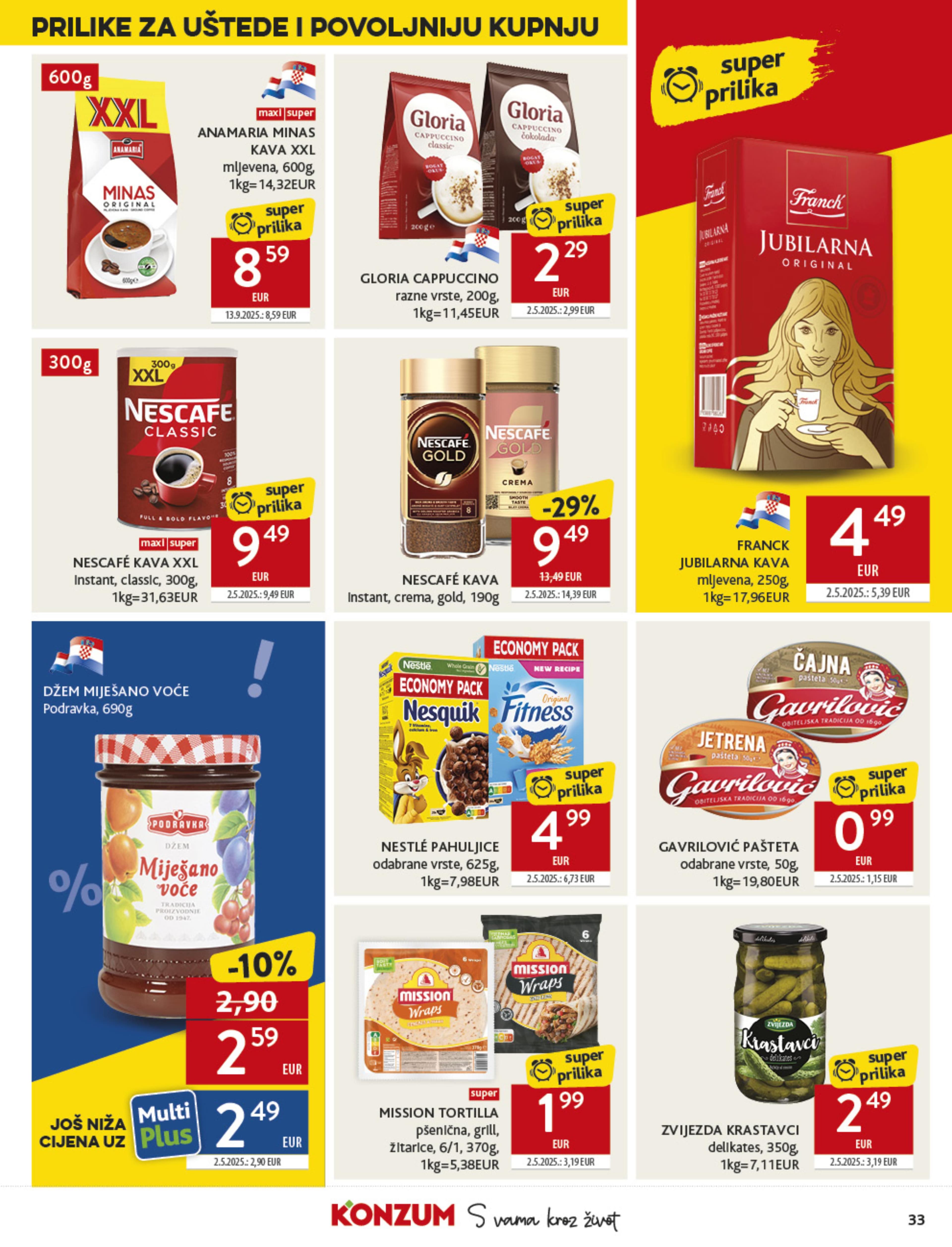 Stranica 33. Konzum kataloga - Akcije od 01.10. do 07.10.2025.