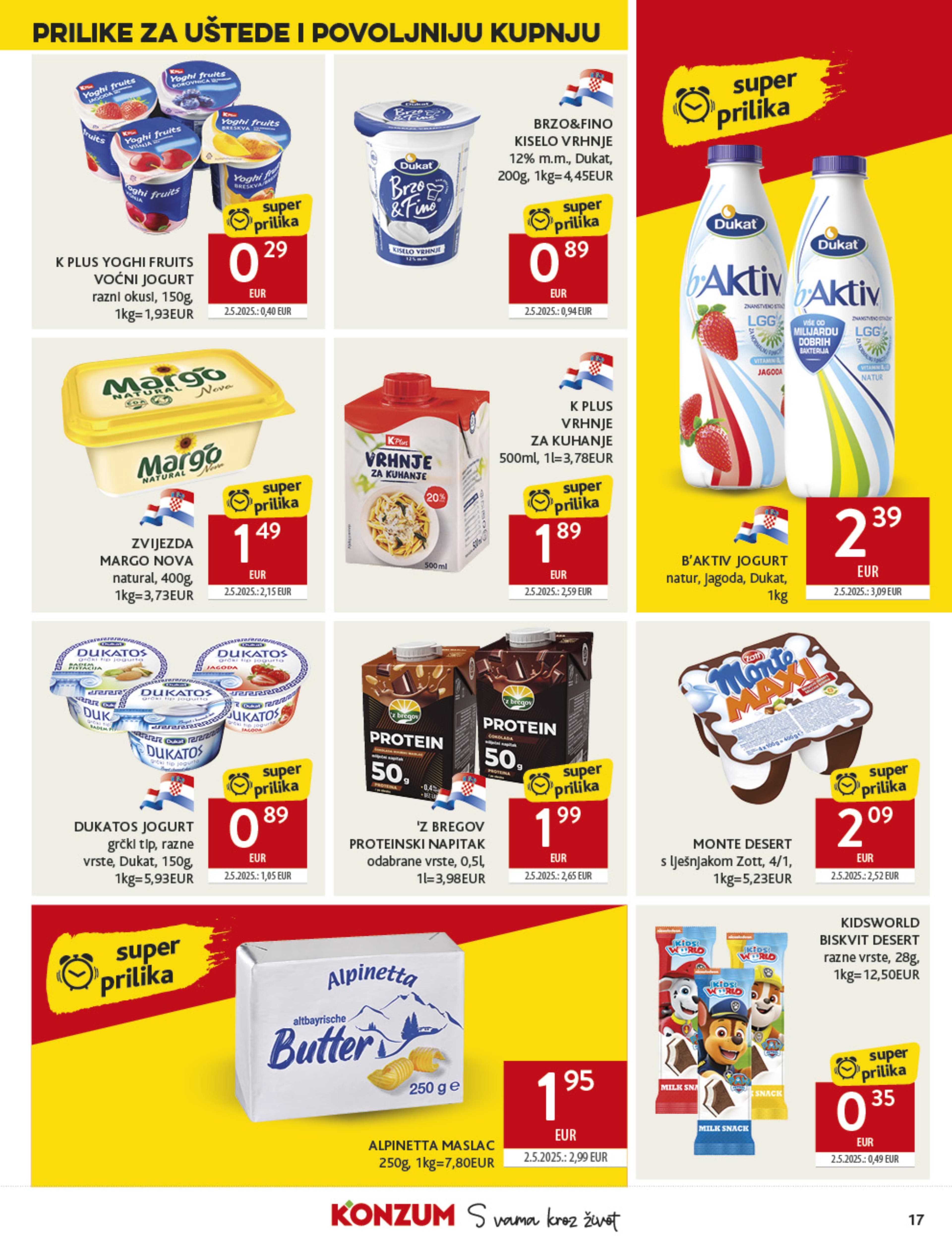 Stranica 17. Konzum kataloga - Akcije od 08.10. do 14.10.2025.
