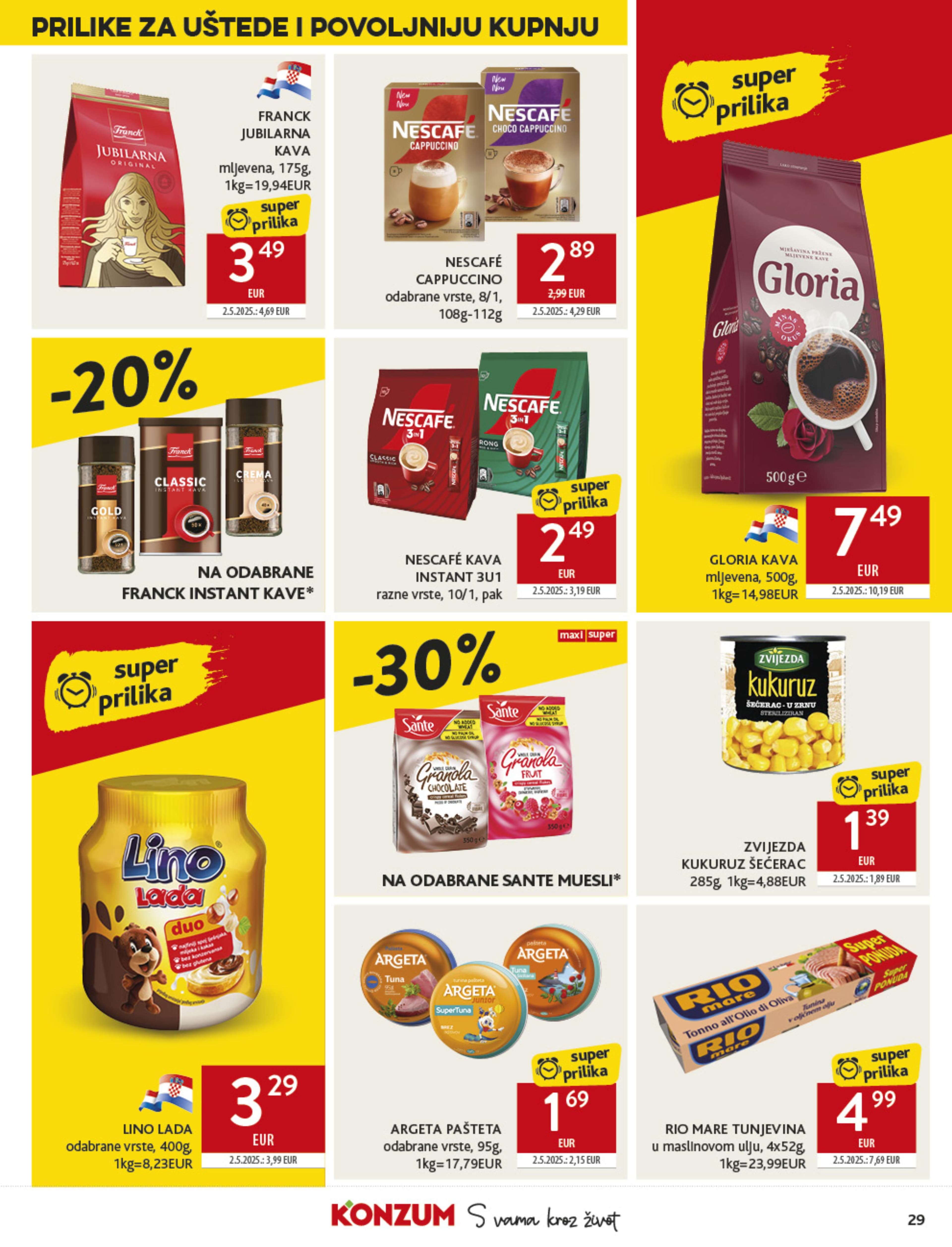Stranica 29. Konzum kataloga - Akcije od 08.10. do 14.10.2025.