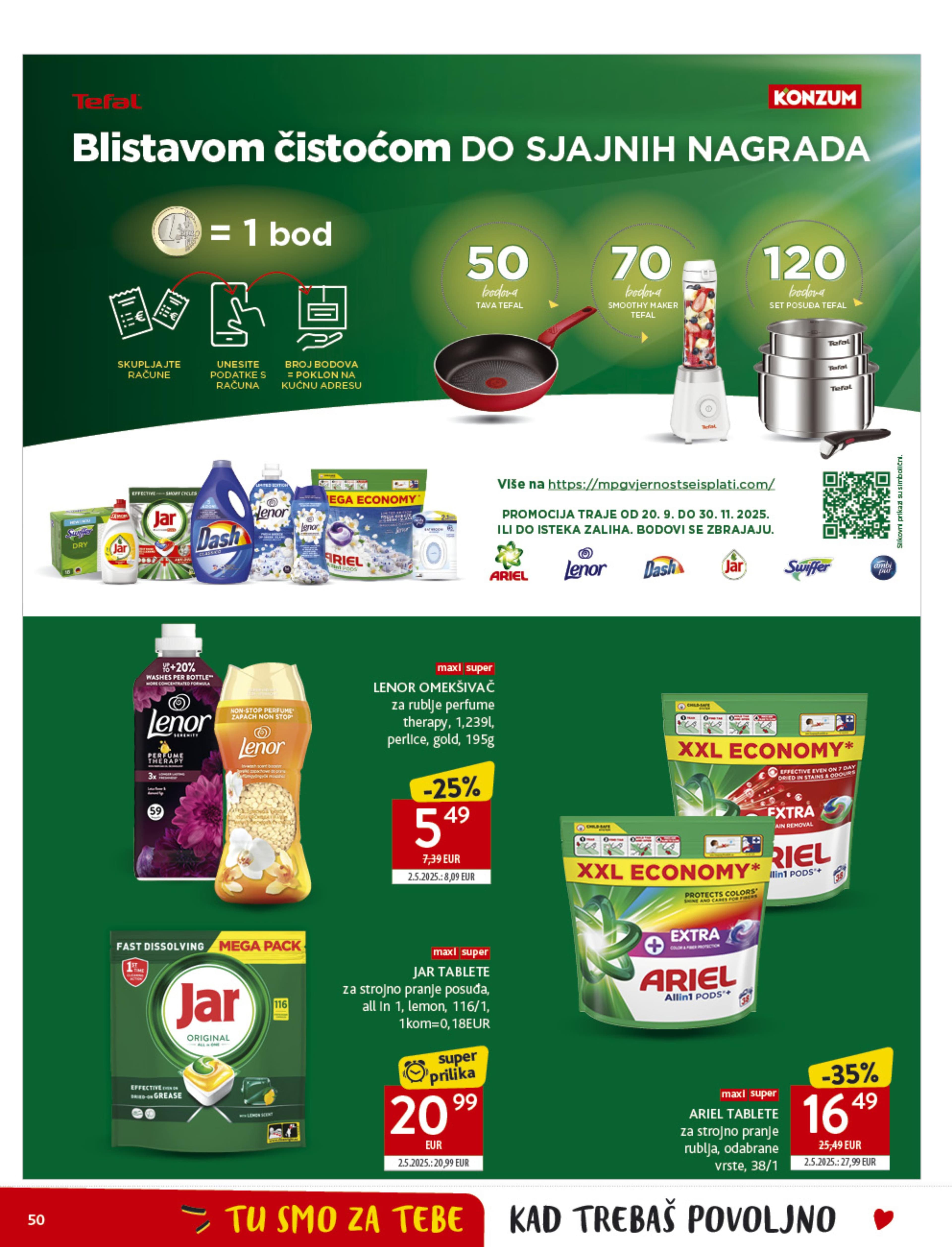 Stranica 50. Konzum kataloga - Akcije od 08.10. do 14.10.2025.
