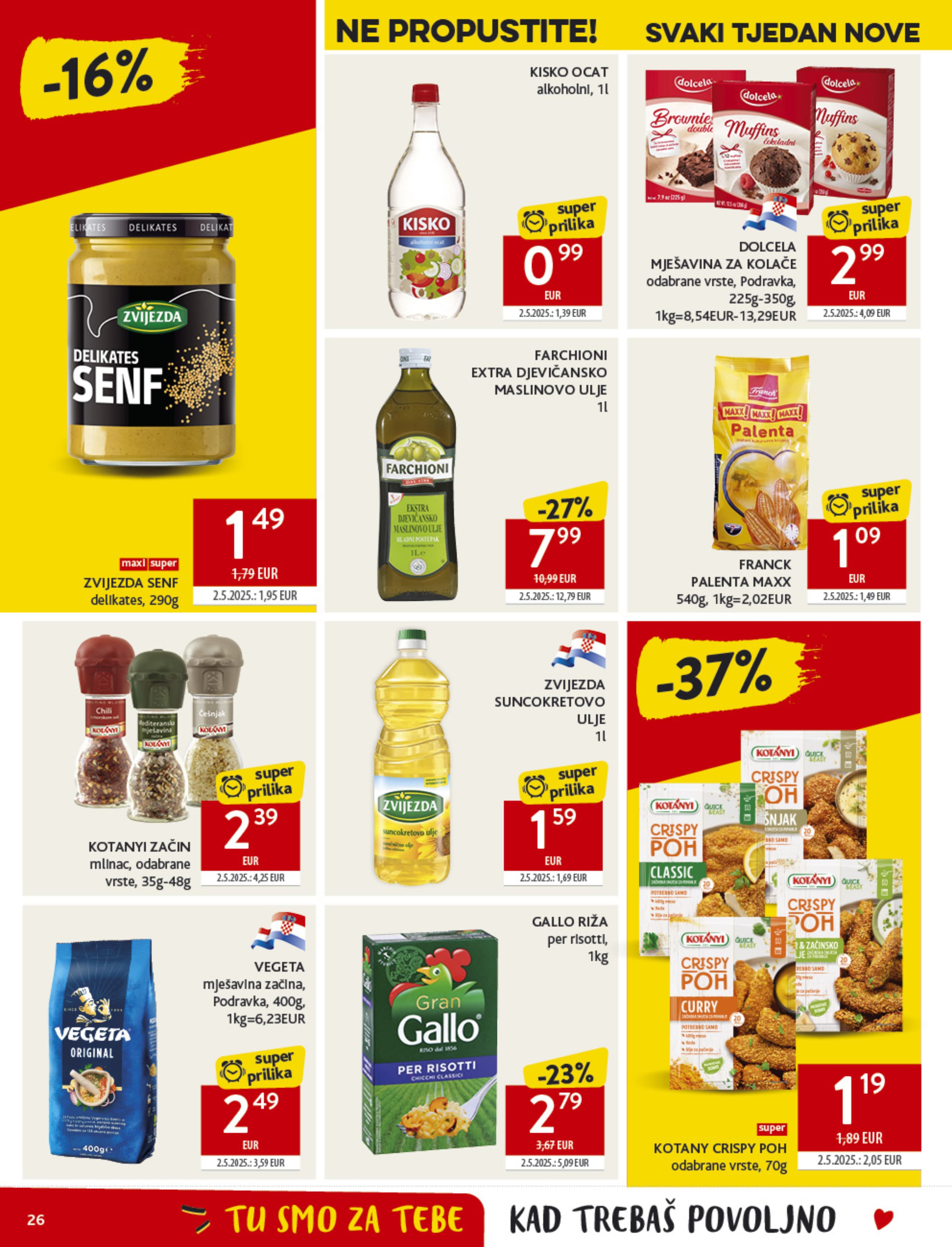 Stranica 26. Konzum kataloga - Akcije od 22.10. do 28.10.2025.