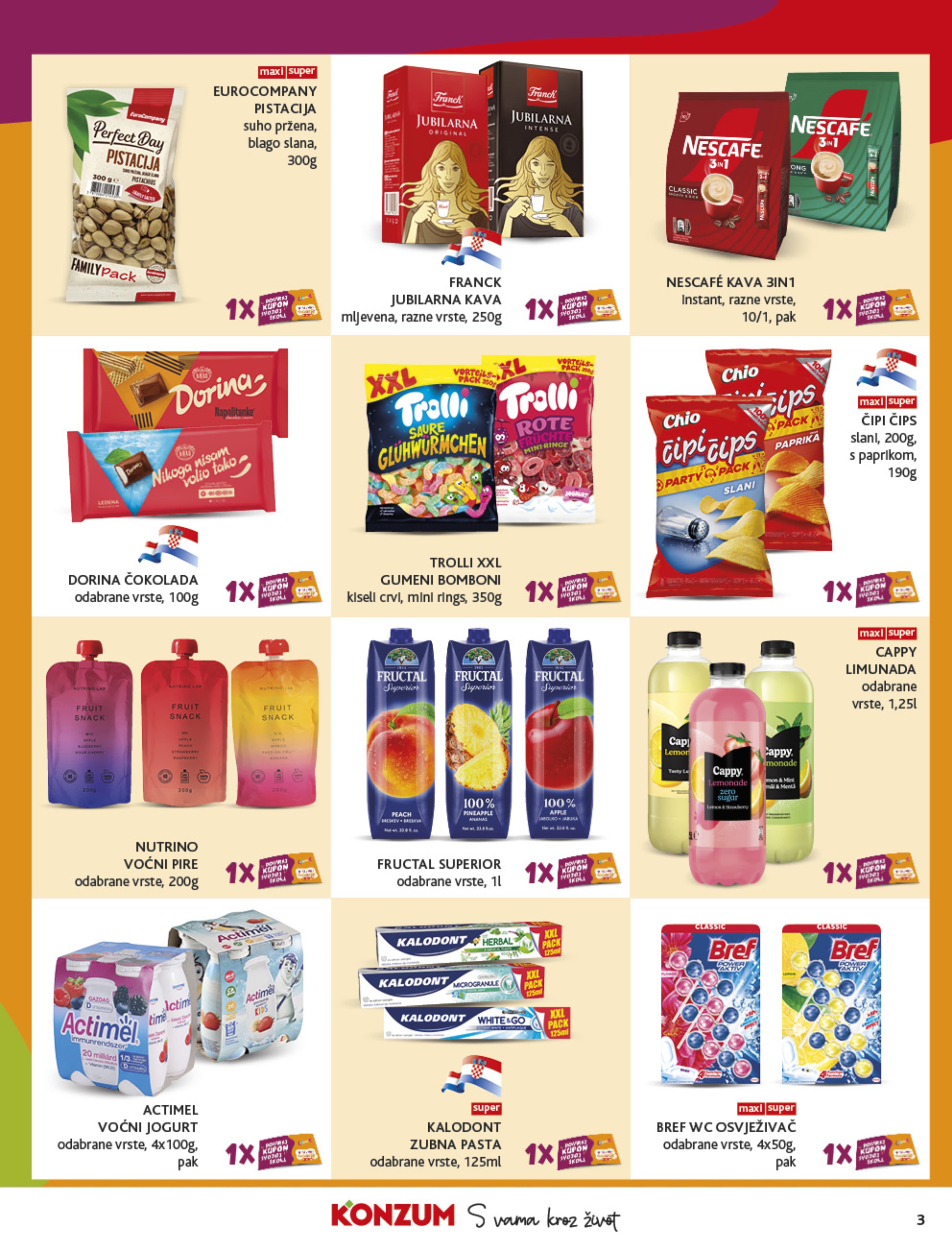 Stranica 3. Konzum kataloga - Akcije od 22.10. do 28.10.2025.