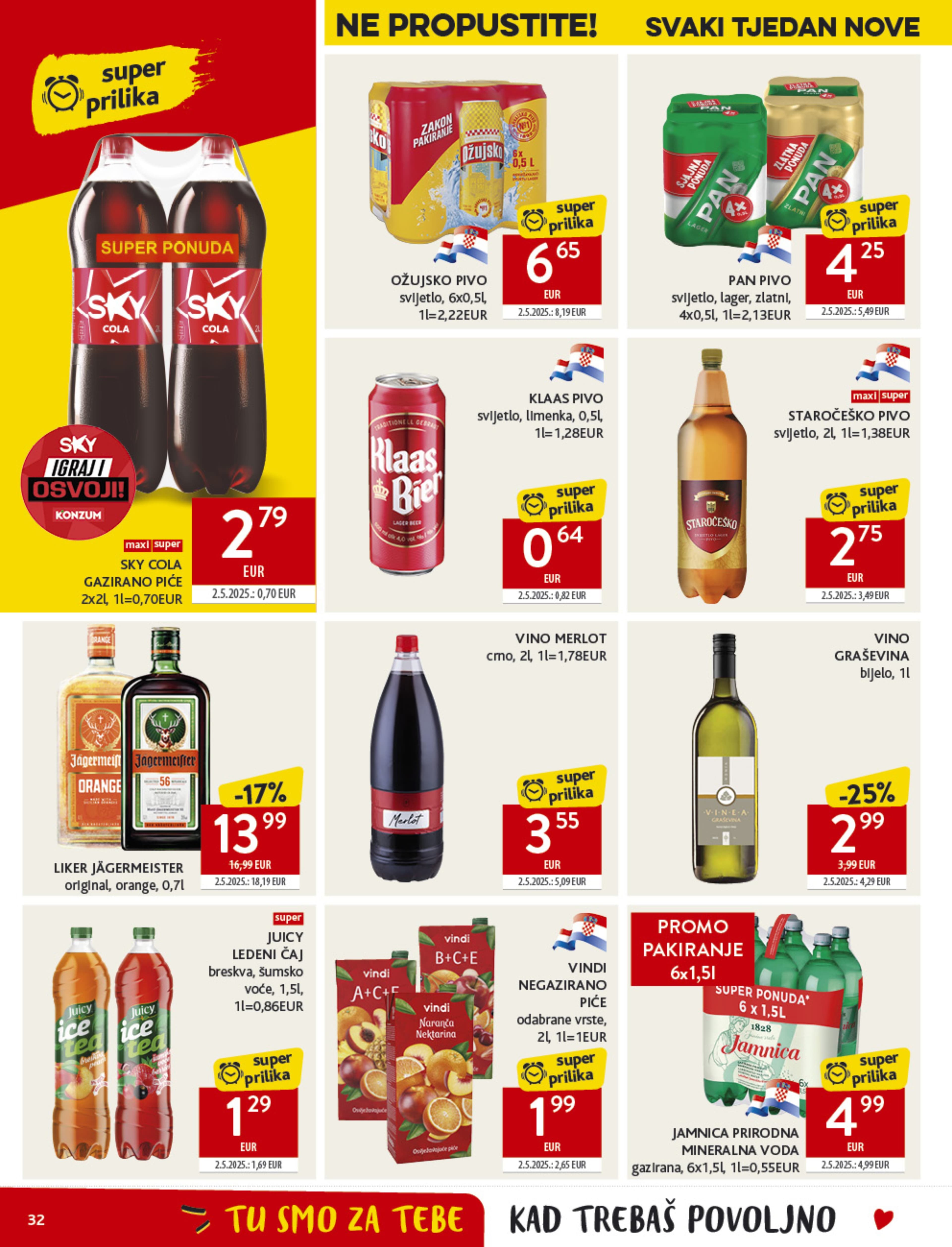 Stranica 32. Konzum kataloga - Akcije od 22.10. do 28.10.2025.