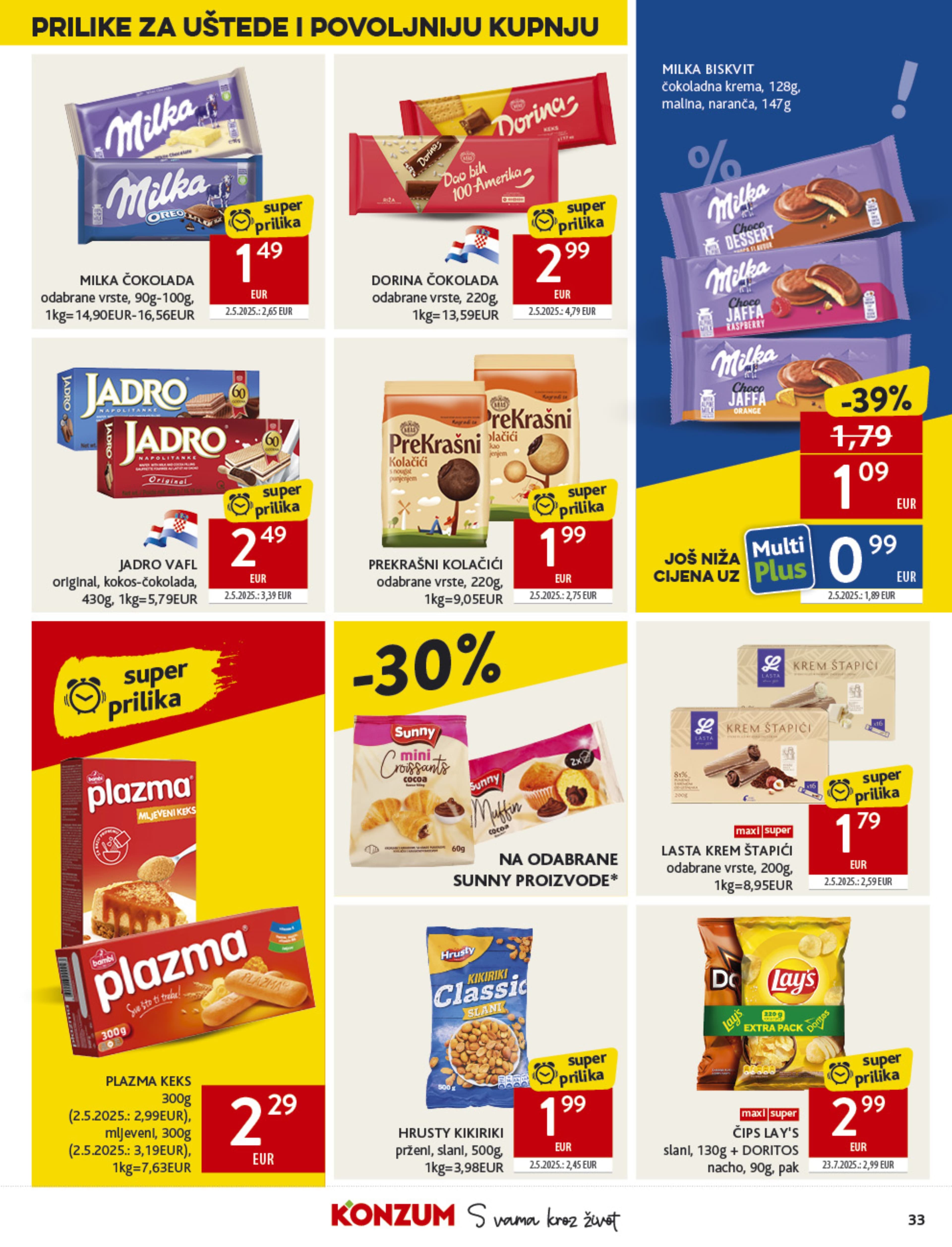 Stranica 33. Konzum kataloga - Akcije od 22.10. do 28.10.2025.