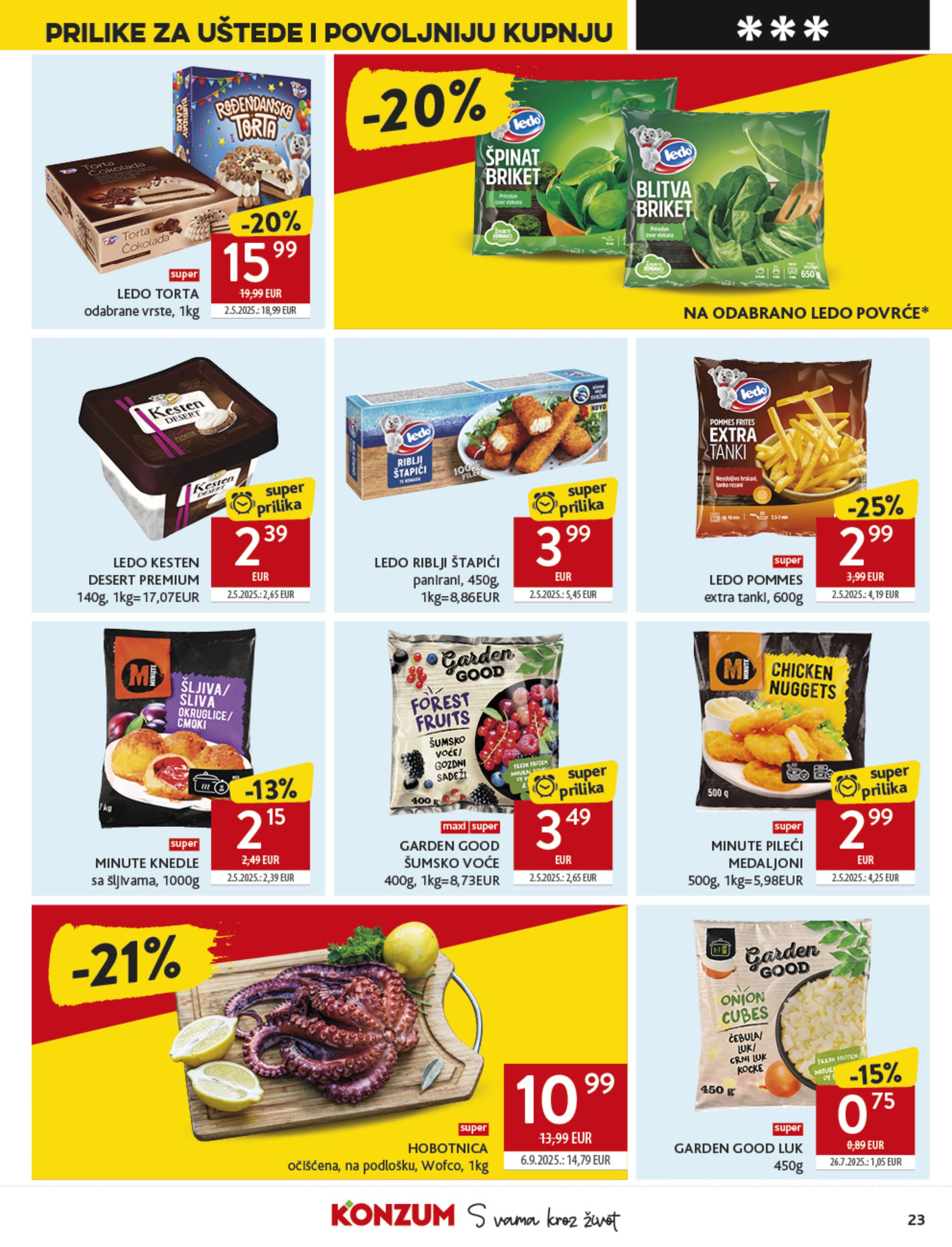 Stranica 23. Konzum kataloga - Akcije od 29.10. do 04.11.2025.