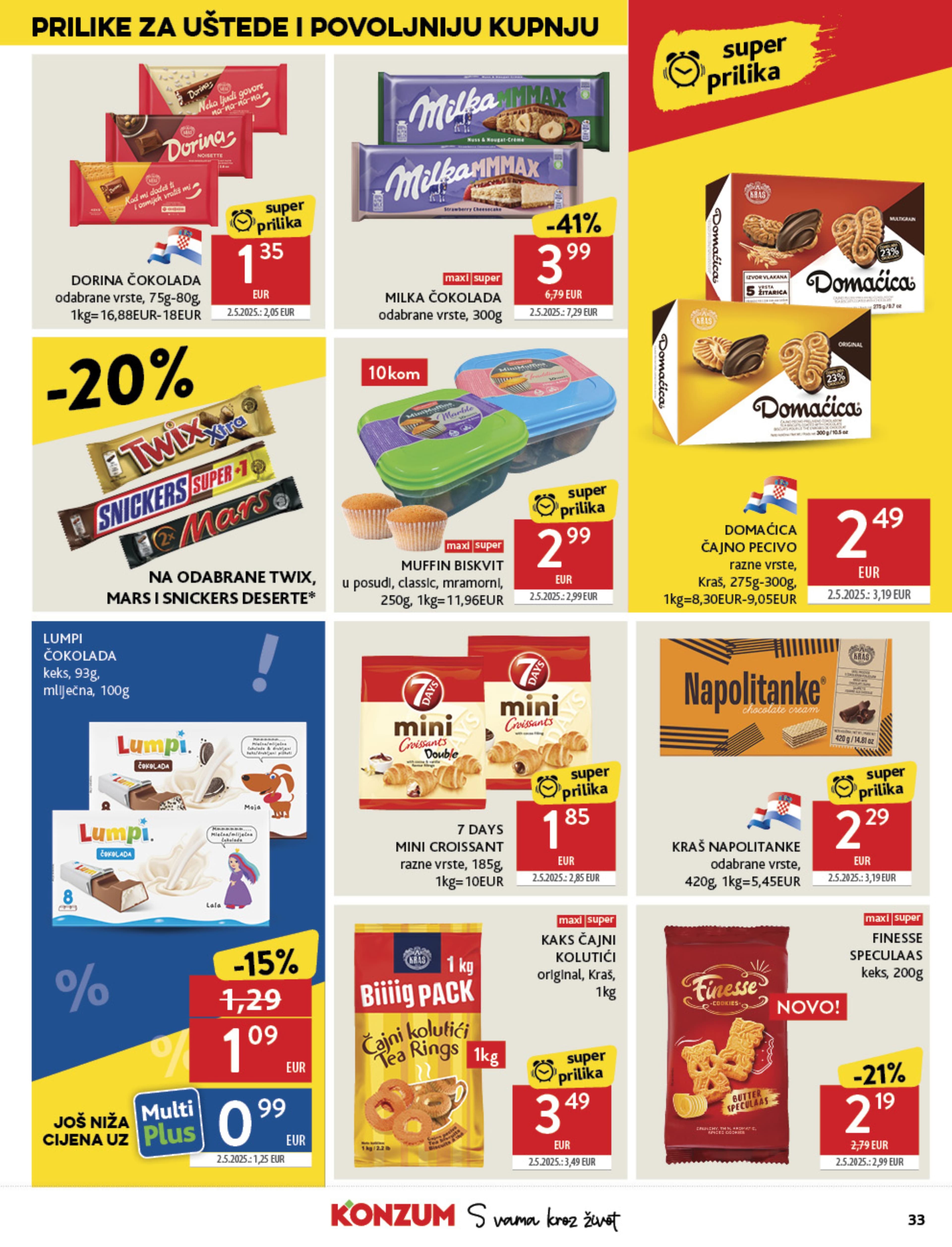 Stranica 33. Konzum kataloga - Akcije od 29.10. do 04.11.2025.