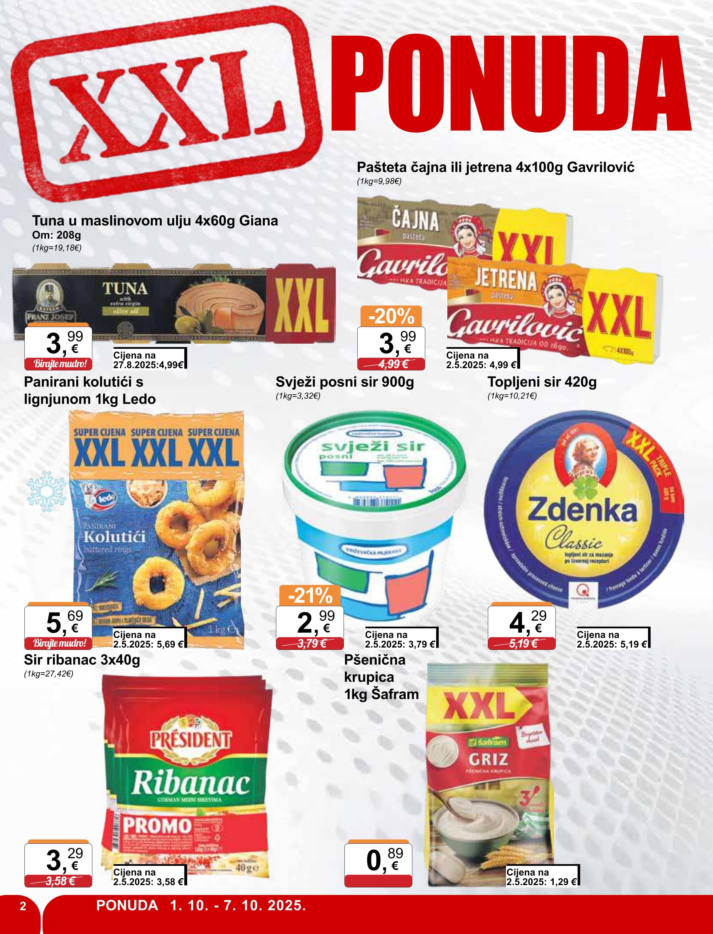 Stranica 2. KTC kataloga - Akcije od 01.10. do 07.10.2025.