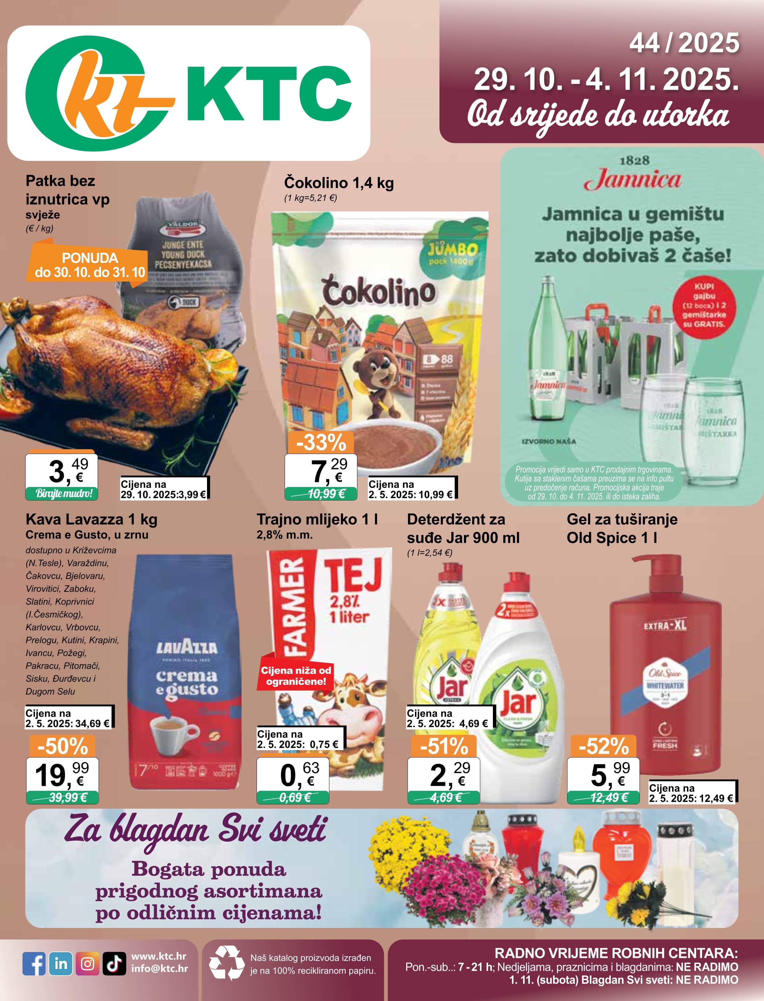 Stranica 1. KTC kataloga - Akcije od 29.10. do 04.11.2025.