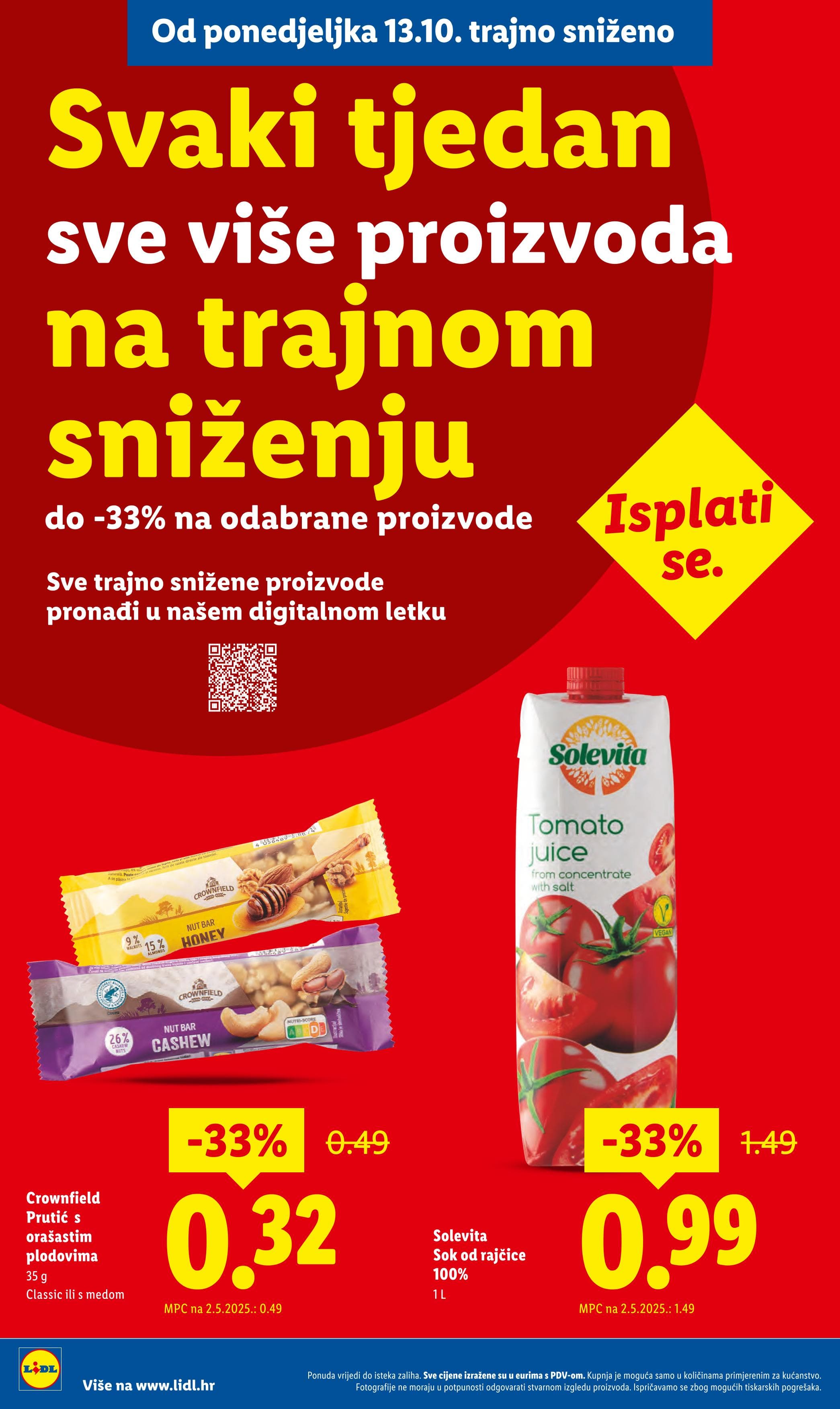 Stranica 2. Lidl kataloga - Akcije od 13.10. do 19.10.2025.