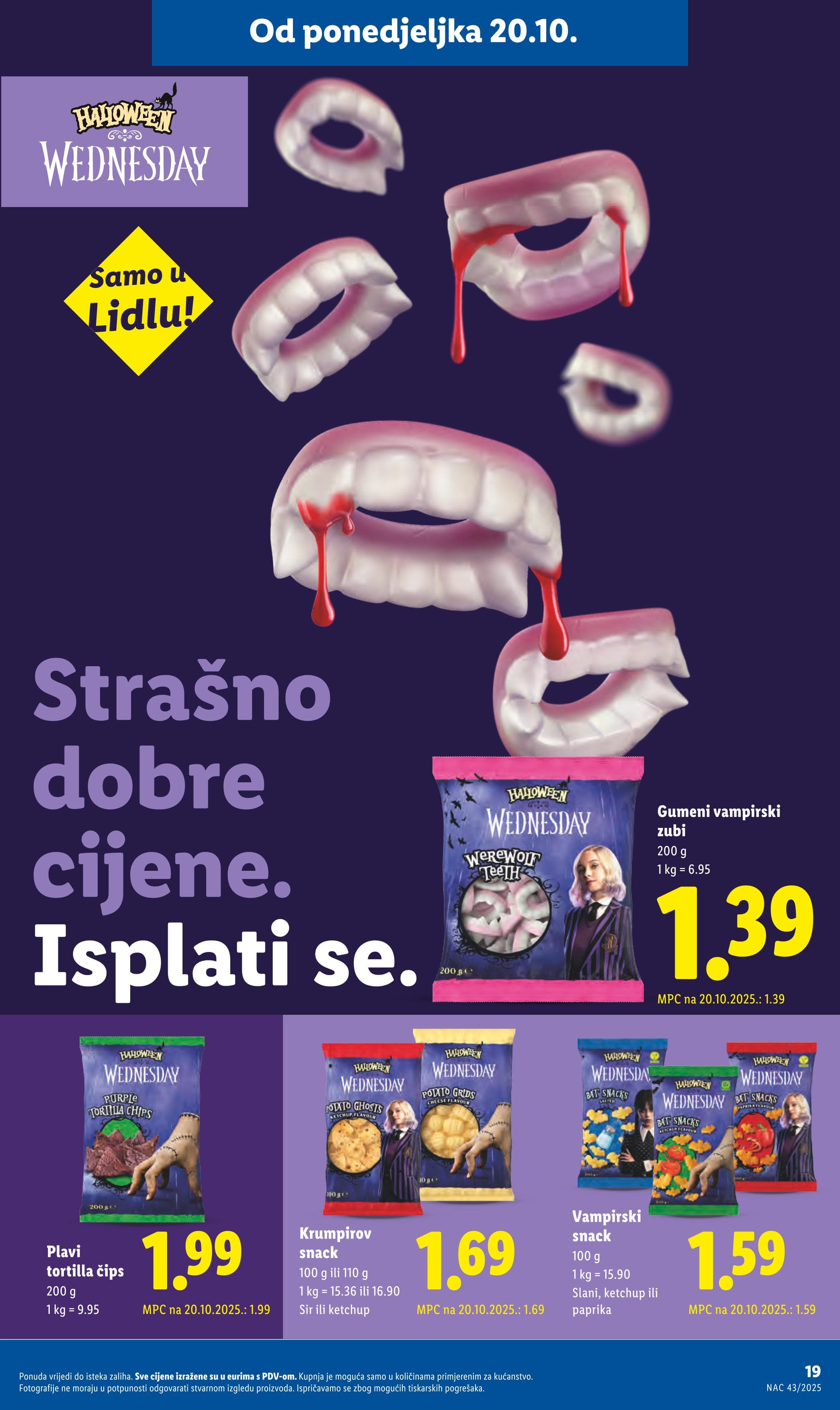 Stranica 19. Lidl kataloga - Akcije od 20.10. do 26.10.2025.