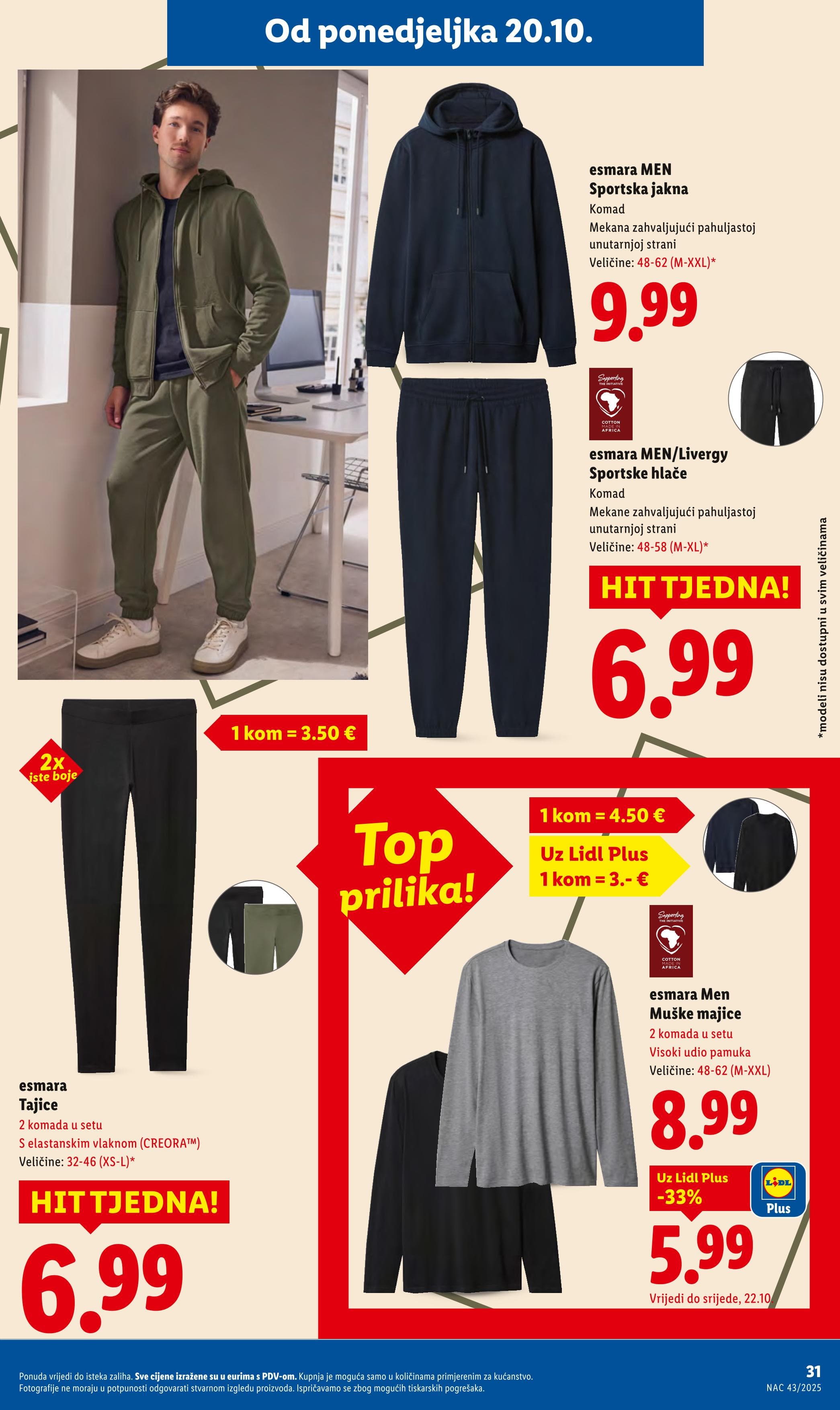 Stranica 31. Lidl kataloga - Akcije od 20.10. do 26.10.2025.