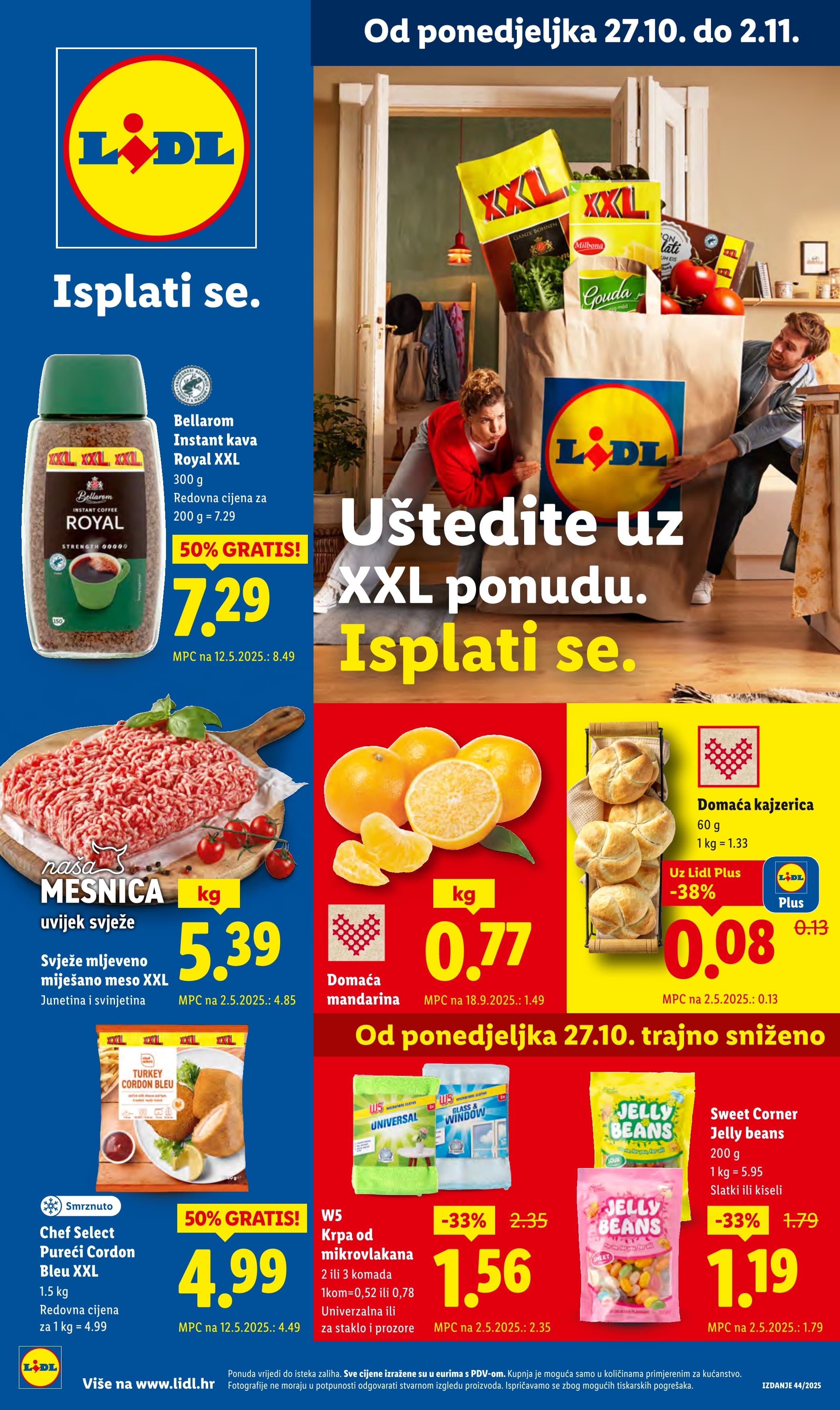 Stranica 1. Lidl kataloga - Akcije od 27.10. do 02.11.2025.
