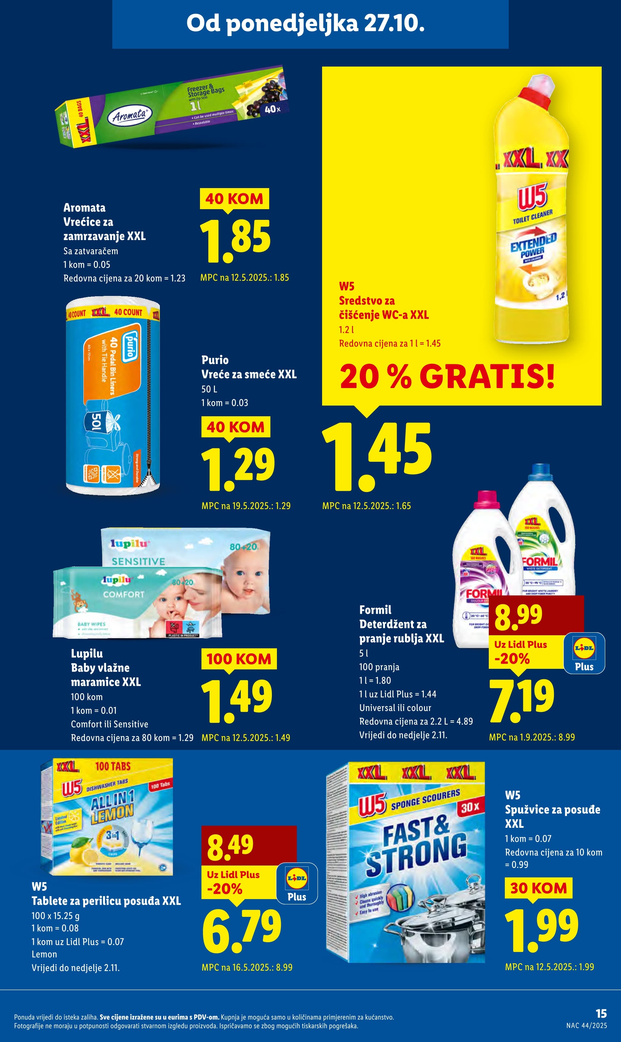 Stranica 15. Lidl kataloga - Akcije od 27.10. do 02.11.2025.