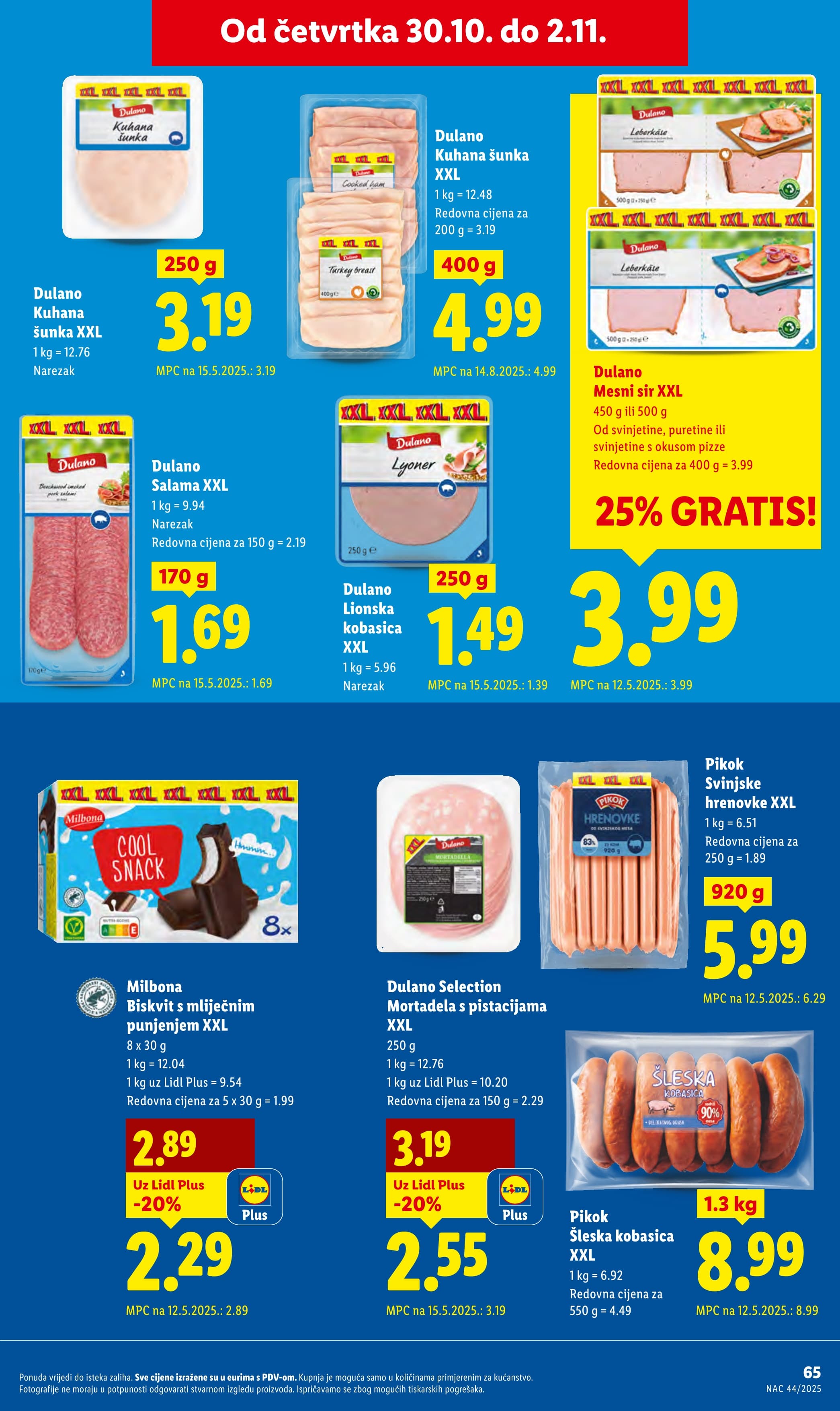 Stranica 30. Lidl kataloga - Akcije od 30.10. do 02.11.2025.