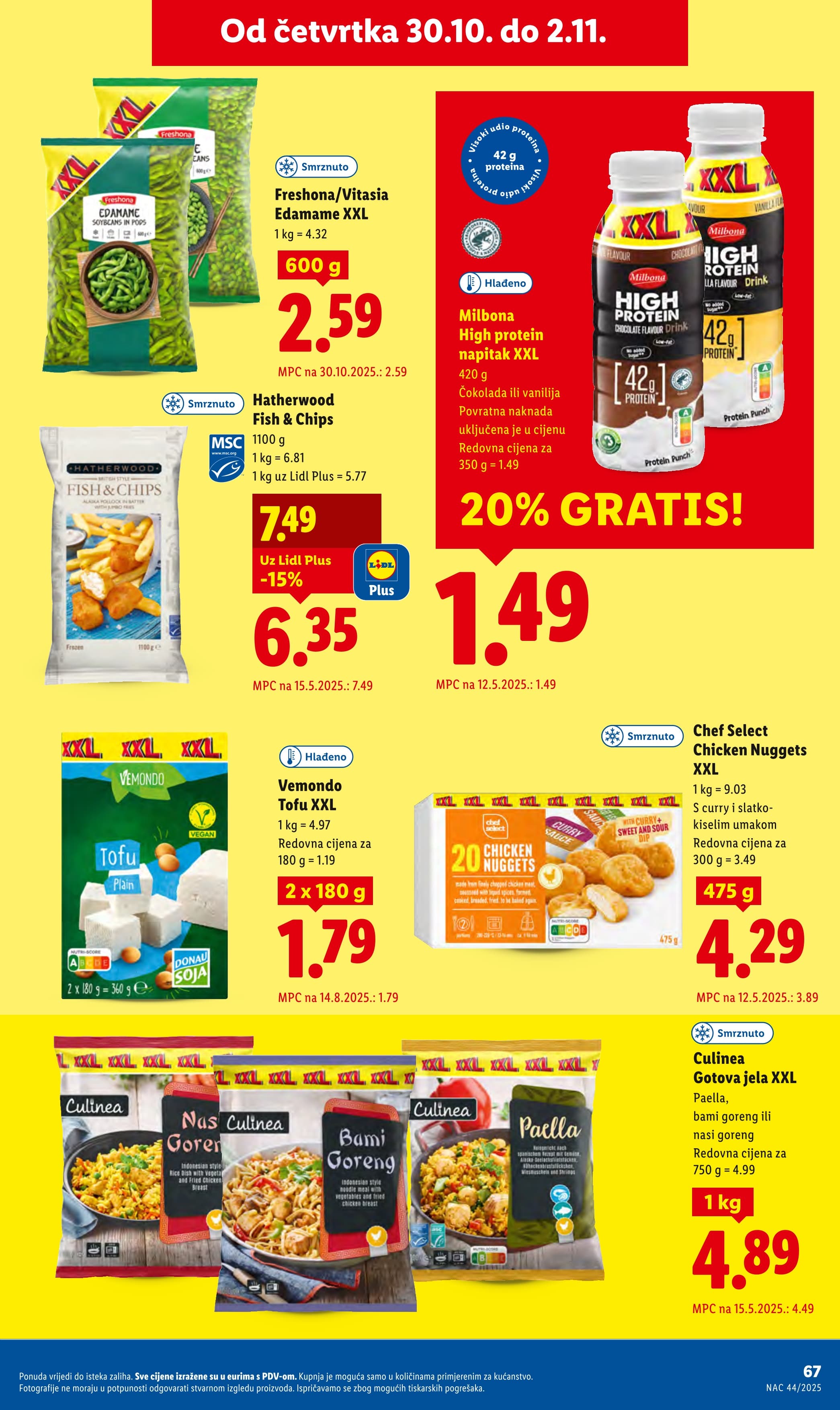 Stranica 32. Lidl kataloga - Akcije od 30.10. do 02.11.2025.