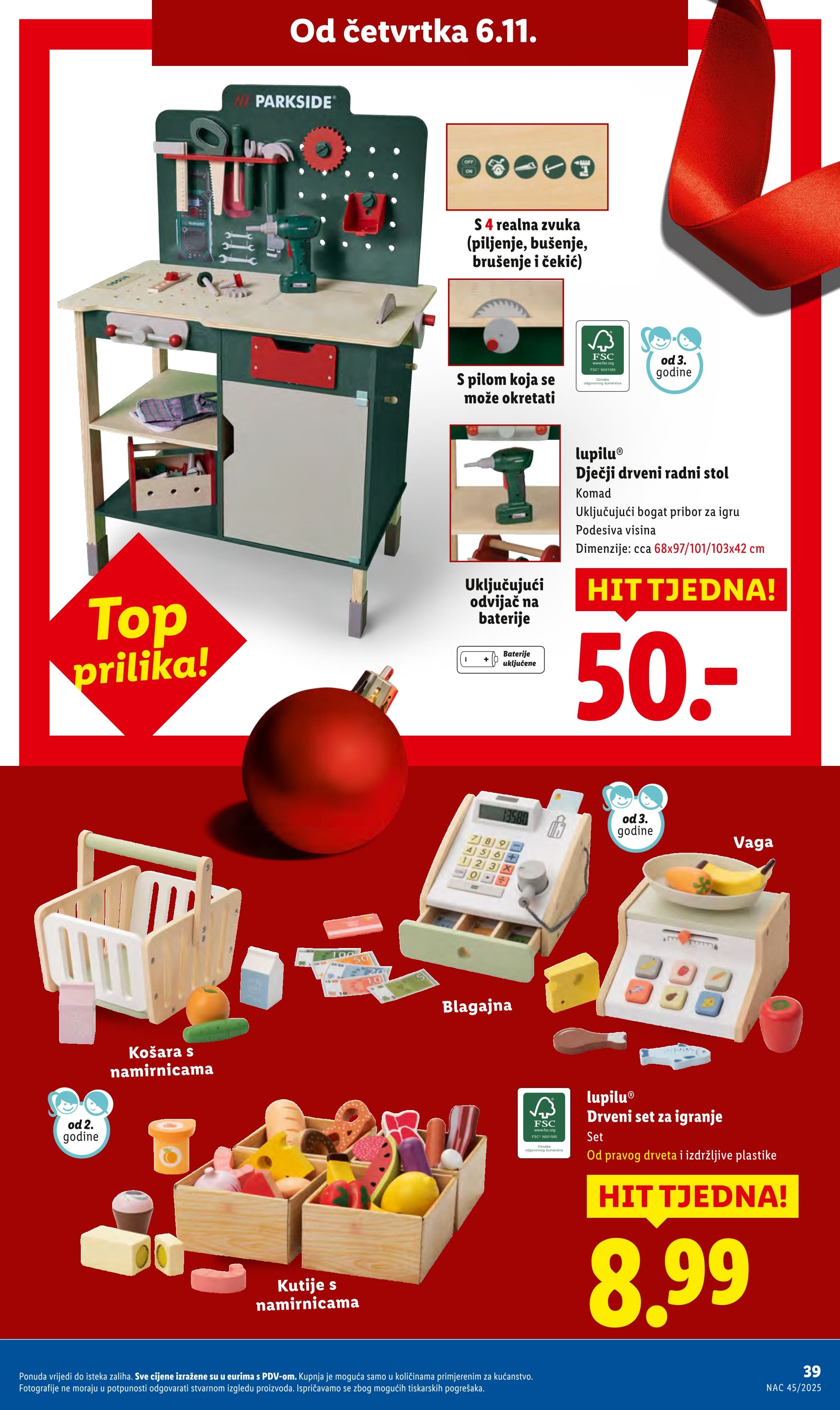 Stranica 2. Lidl kataloga - Akcije od 06.11. do 09.11.2025.