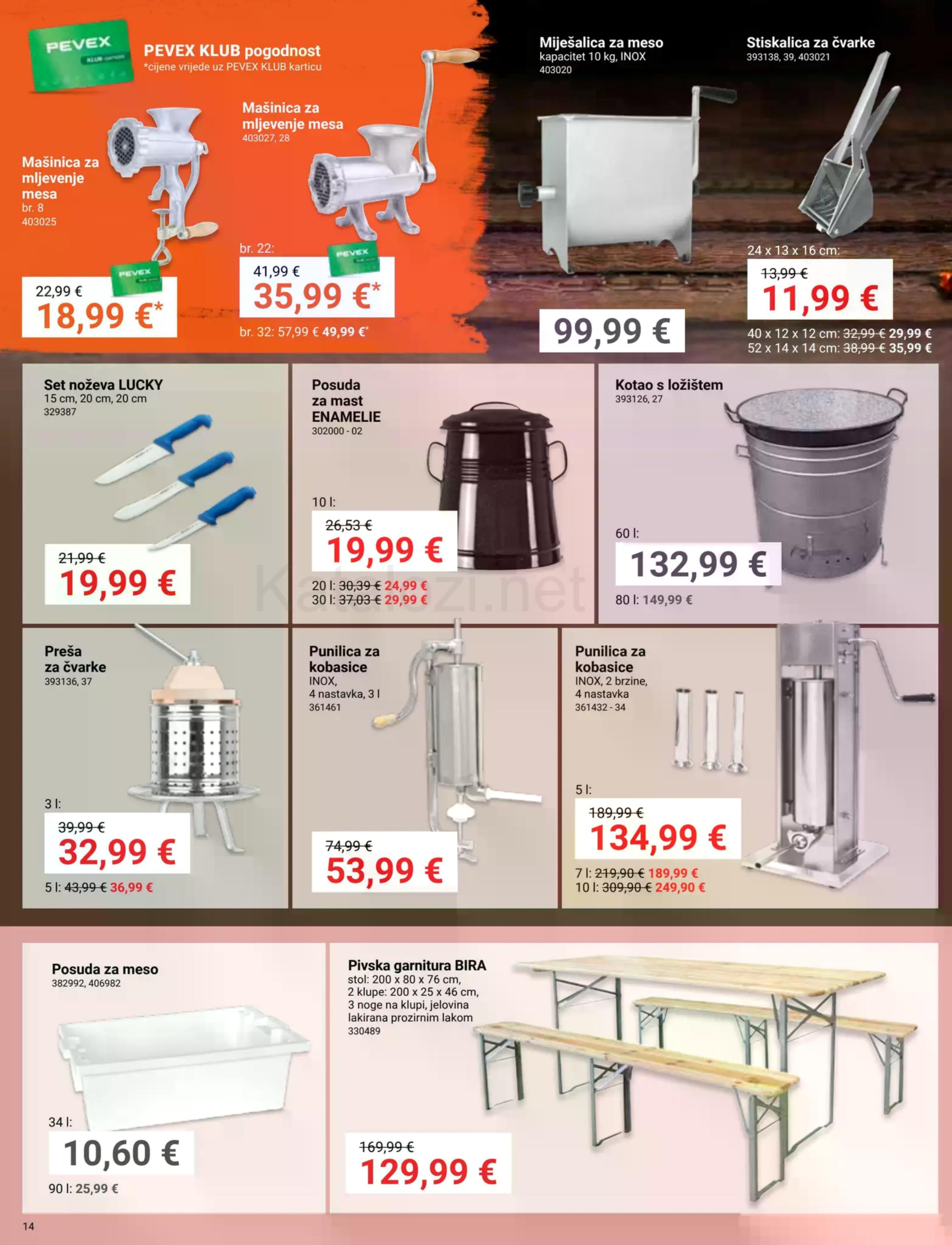 Stranica 14. Pevex kataloga - Akcije od 23.10. do 17.11.2025.
