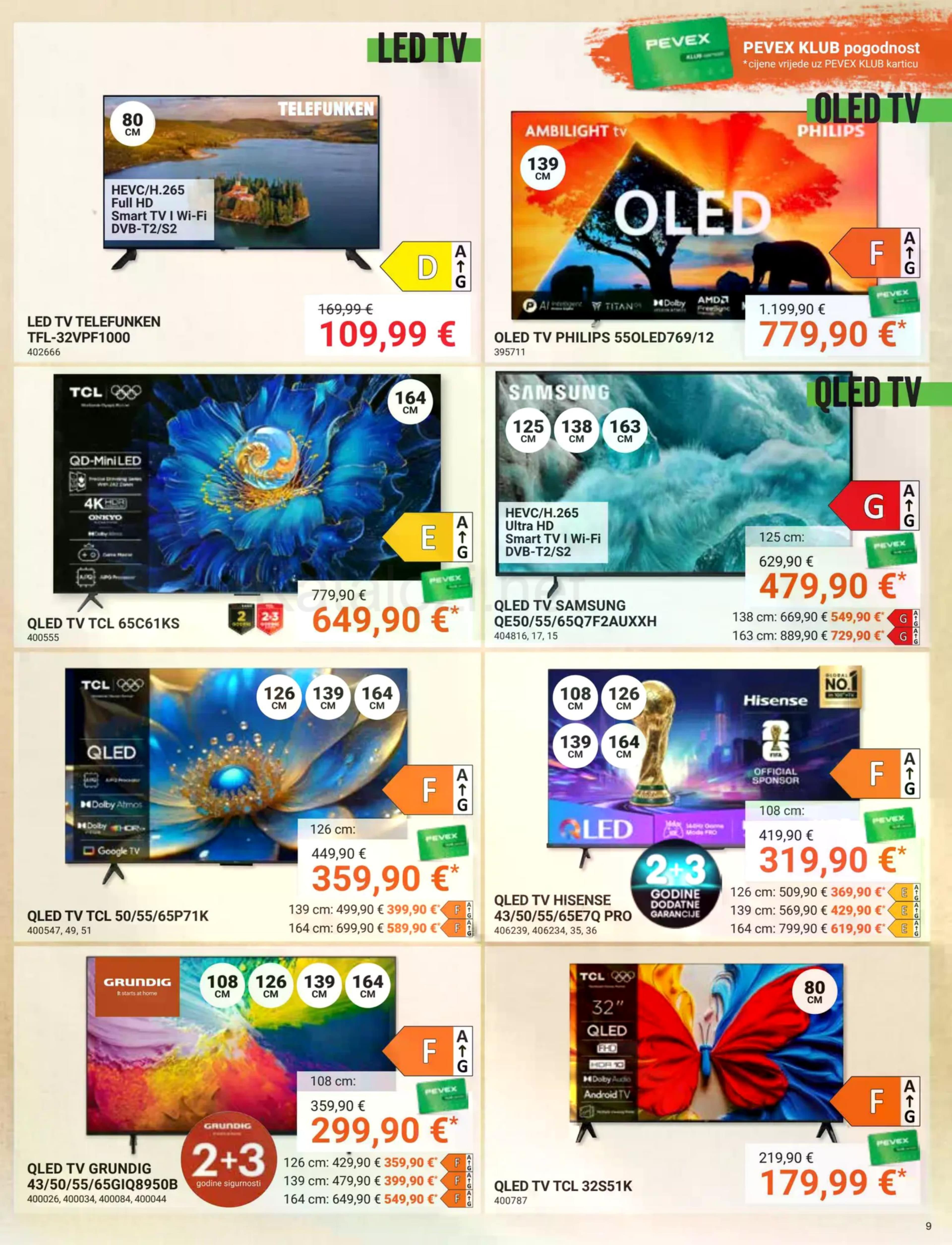 Stranica 9. Pevex kataloga - Akcije od 23.10. do 17.11.2025.