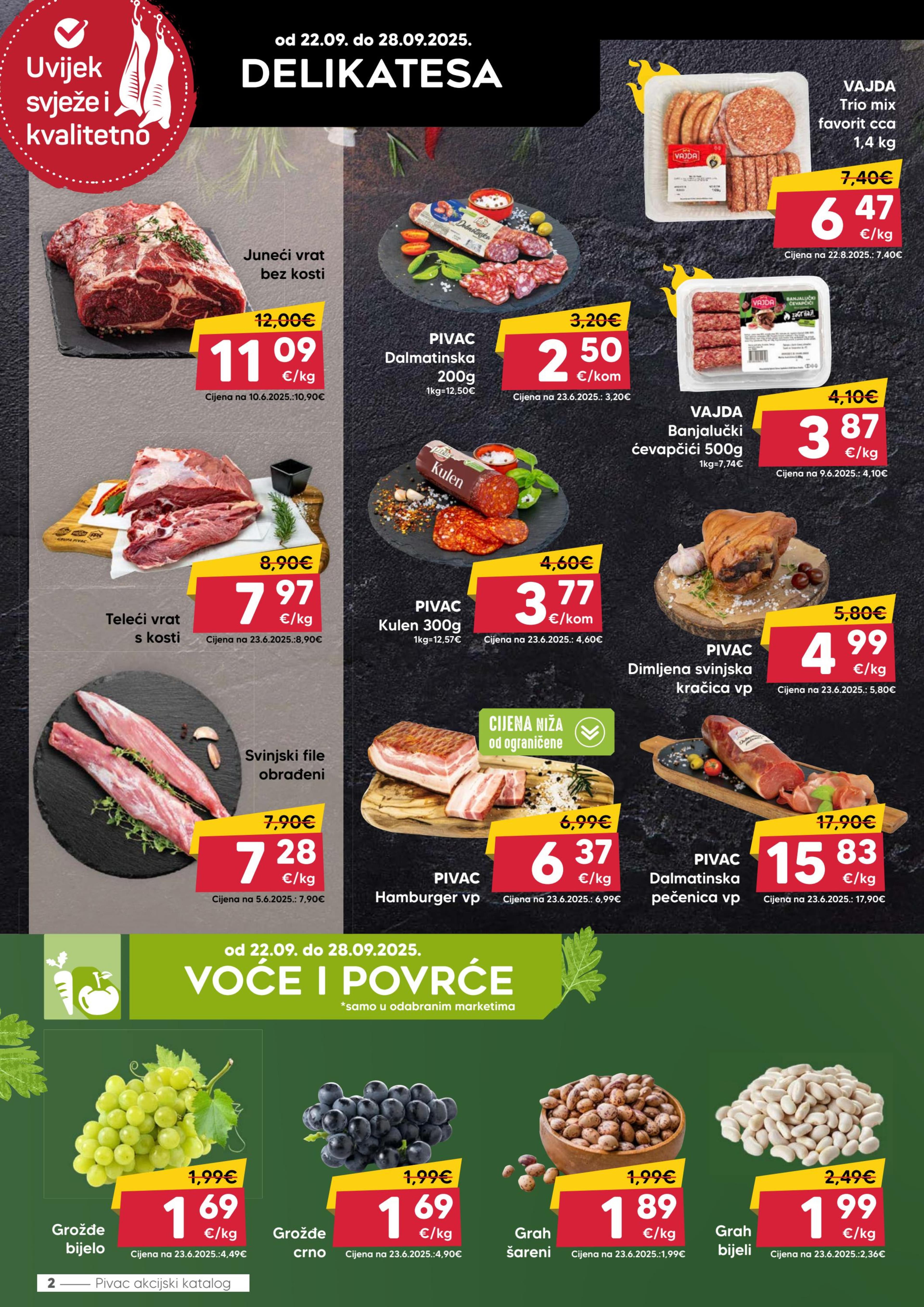 Stranica 2. Pivac kataloga - Akcije od 22.09. do 28.09.2025.