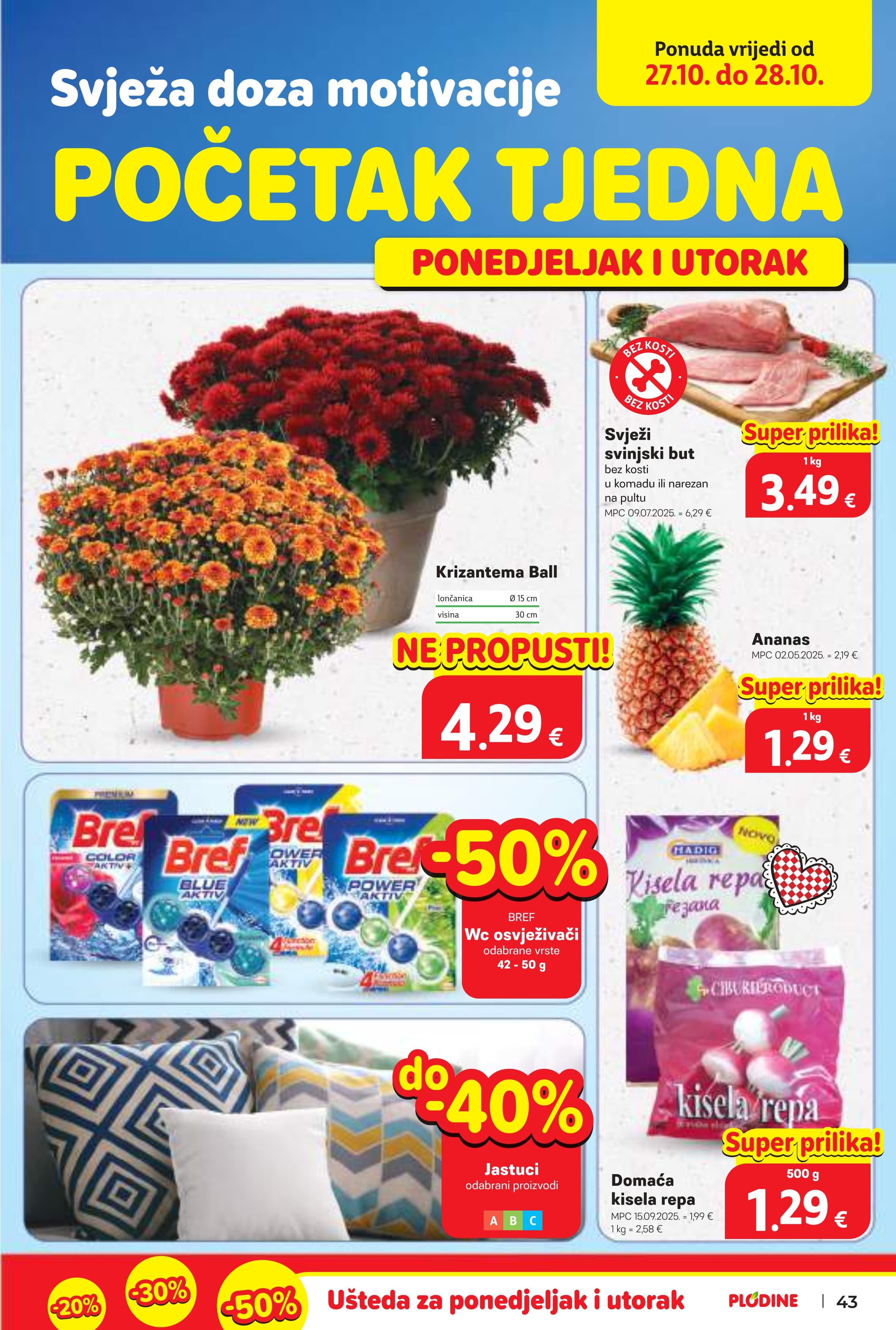 Stranica 43. Plodine kataloga - Akcije od 22.10. do 28.10.2025.