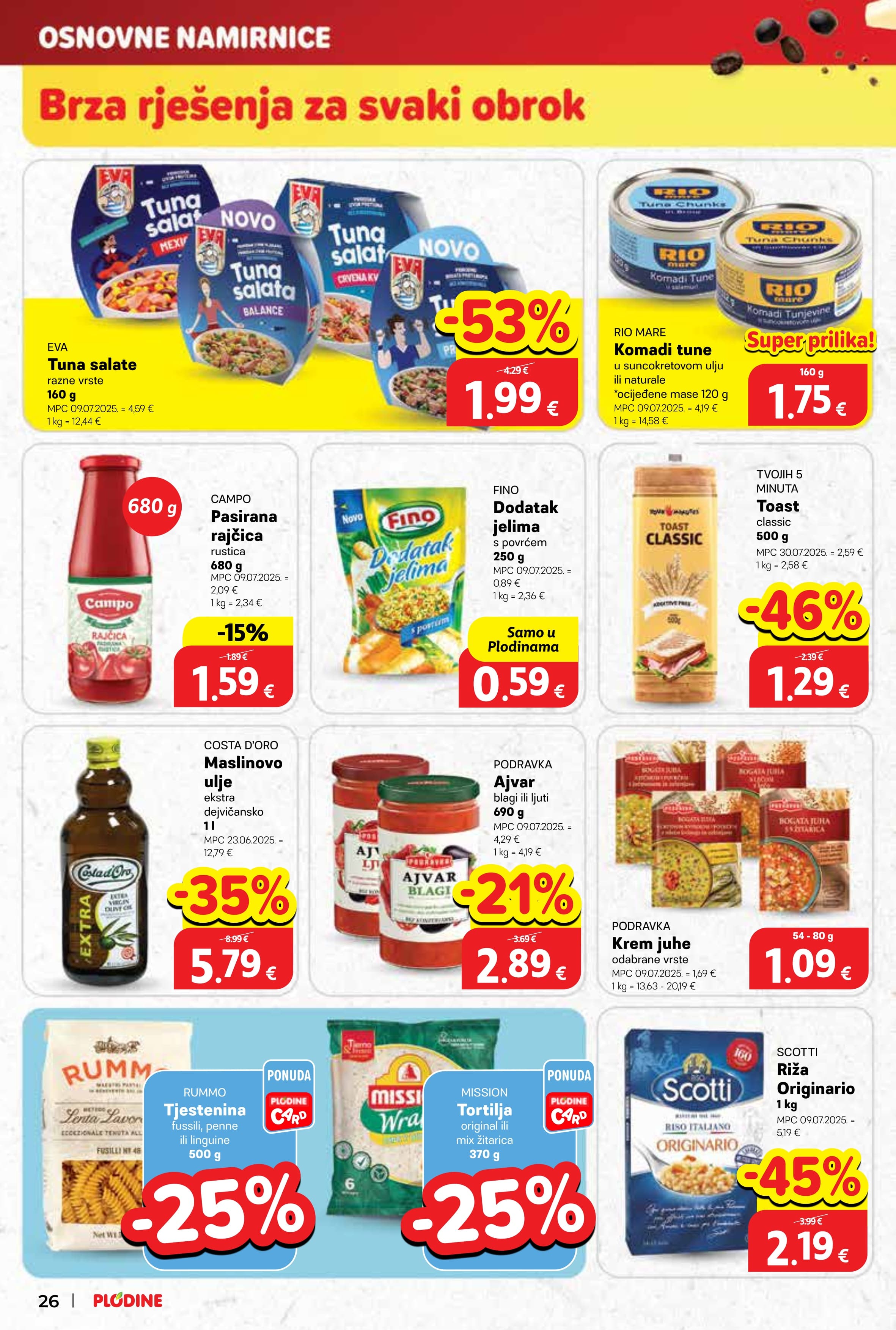 Stranica 26. Plodine kataloga - Akcije od 29.10. do 04.11.2025.