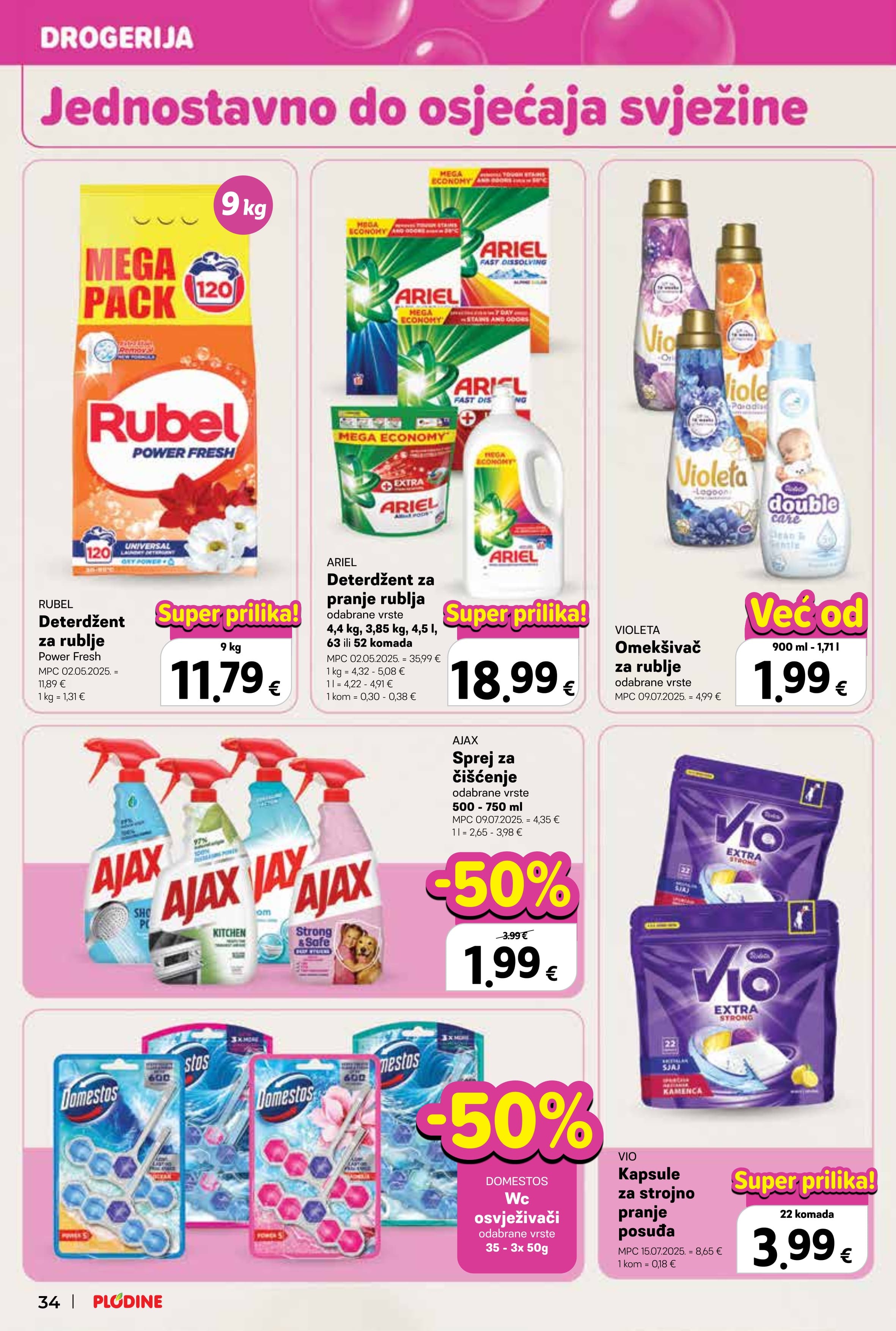 Stranica 34. Plodine kataloga - Akcije od 29.10. do 04.11.2025.