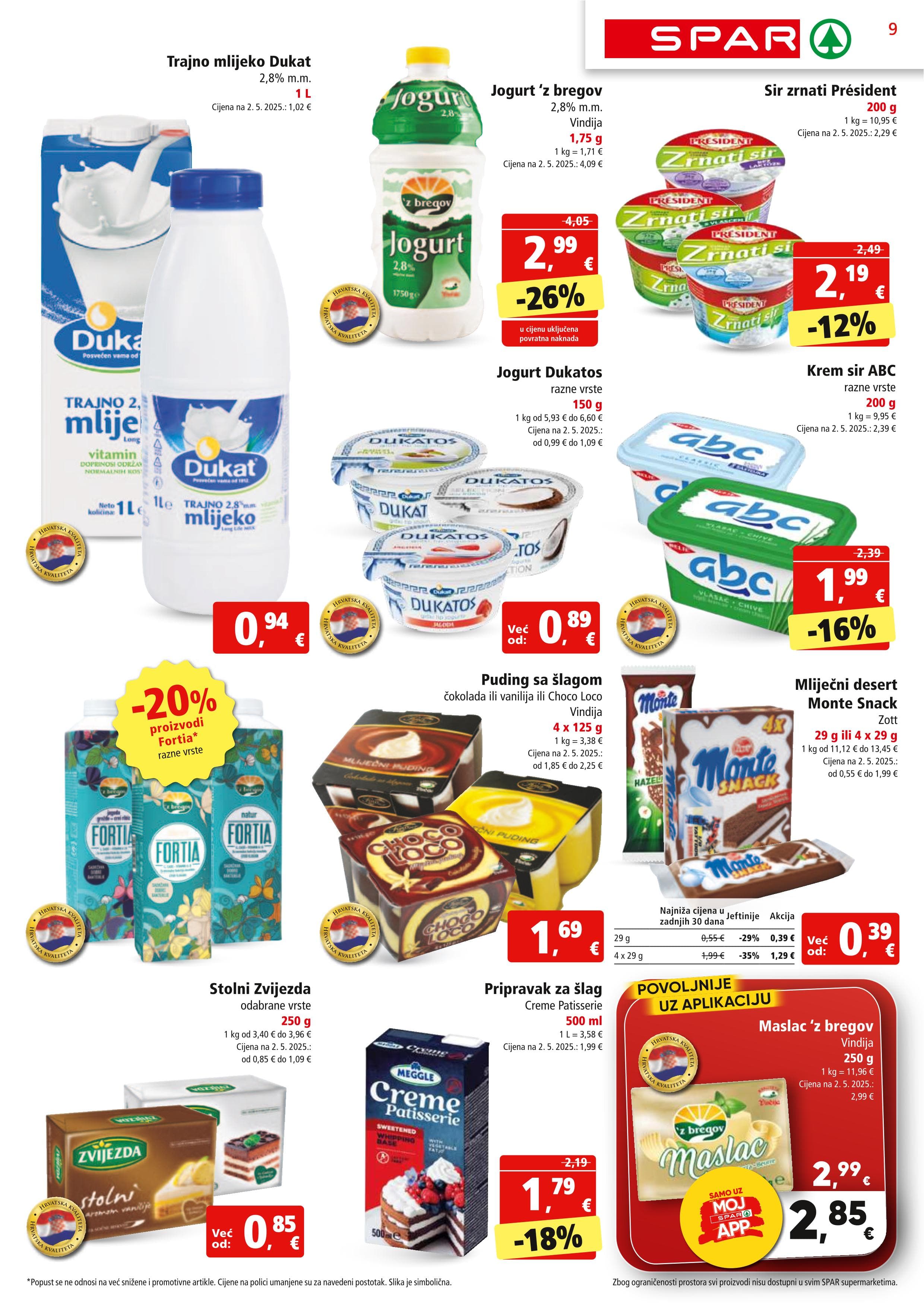 Stranica 9. Spar kataloga - Akcije od 08.10. do 14.10.2025.