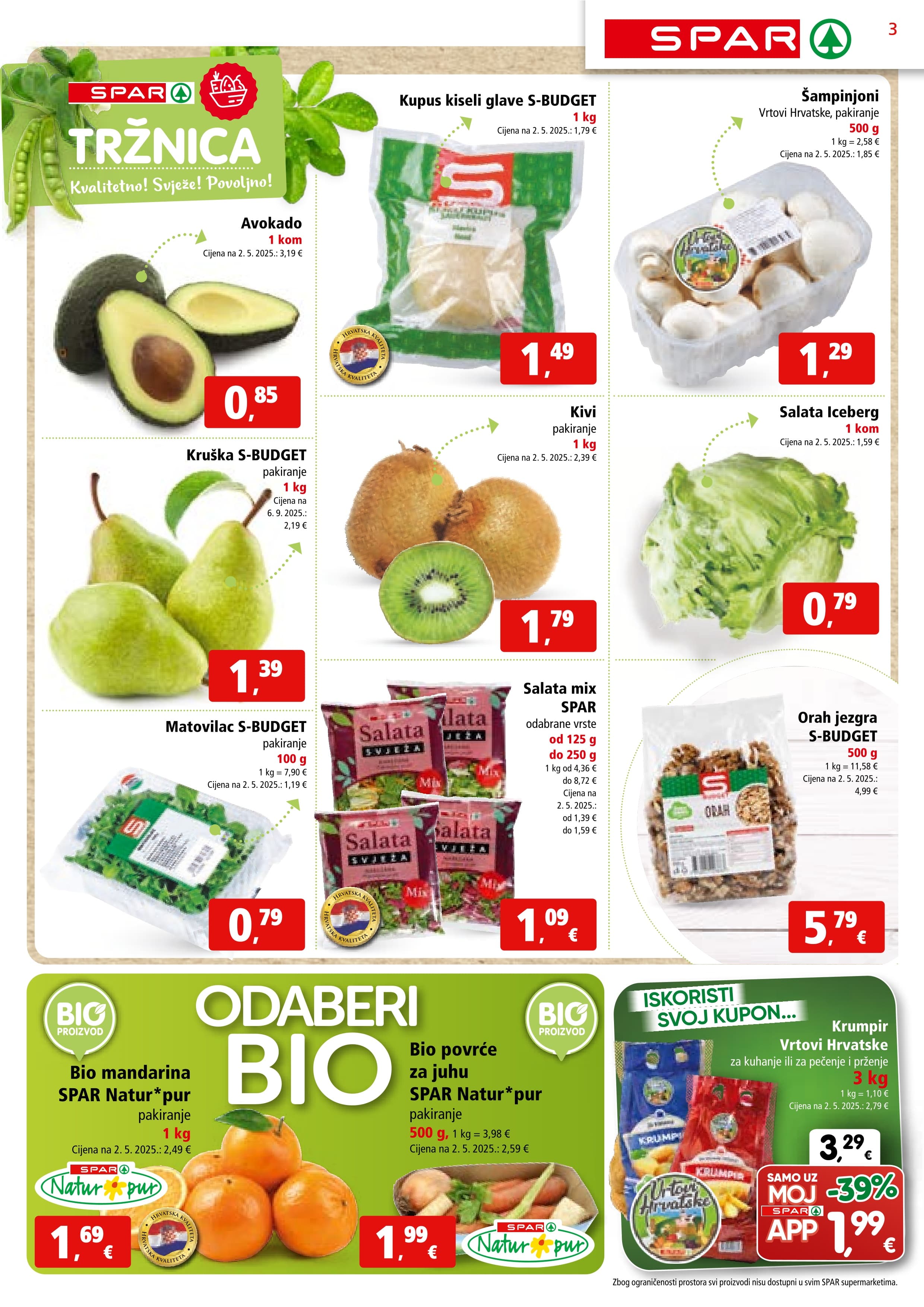 Stranica 3. Spar kataloga - Akcije od 29.10. do 04.11.2025.