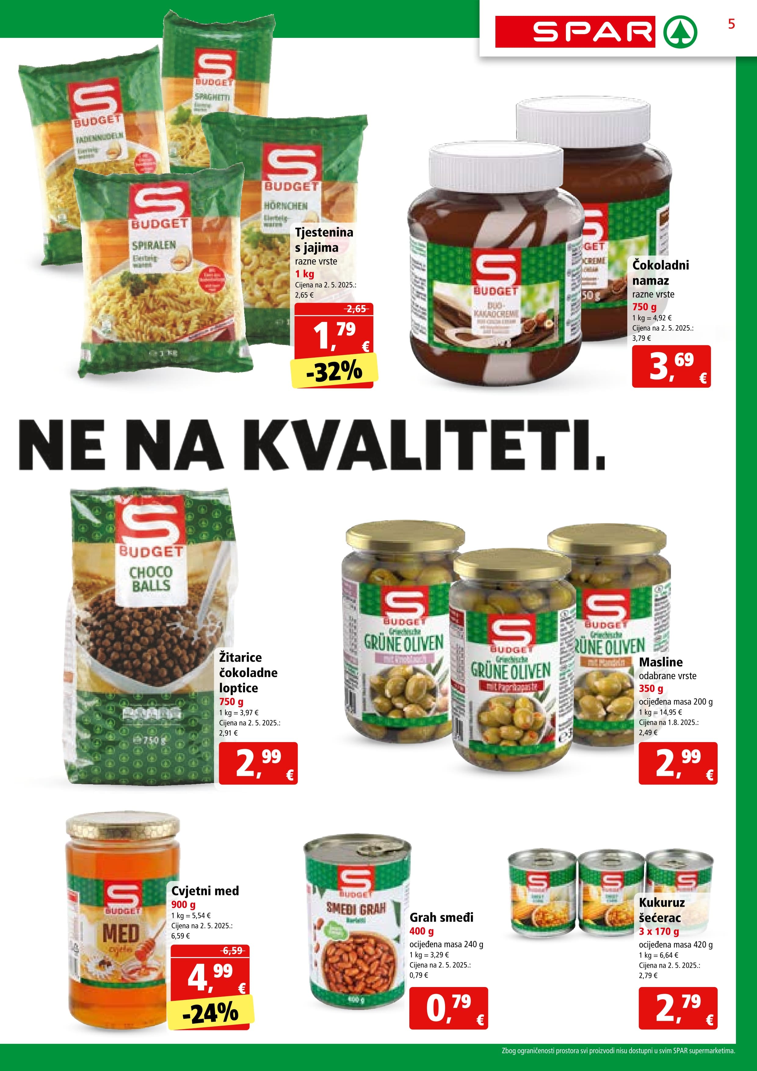 Stranica 5. Spar kataloga - Akcije od 29.10. do 04.11.2025.