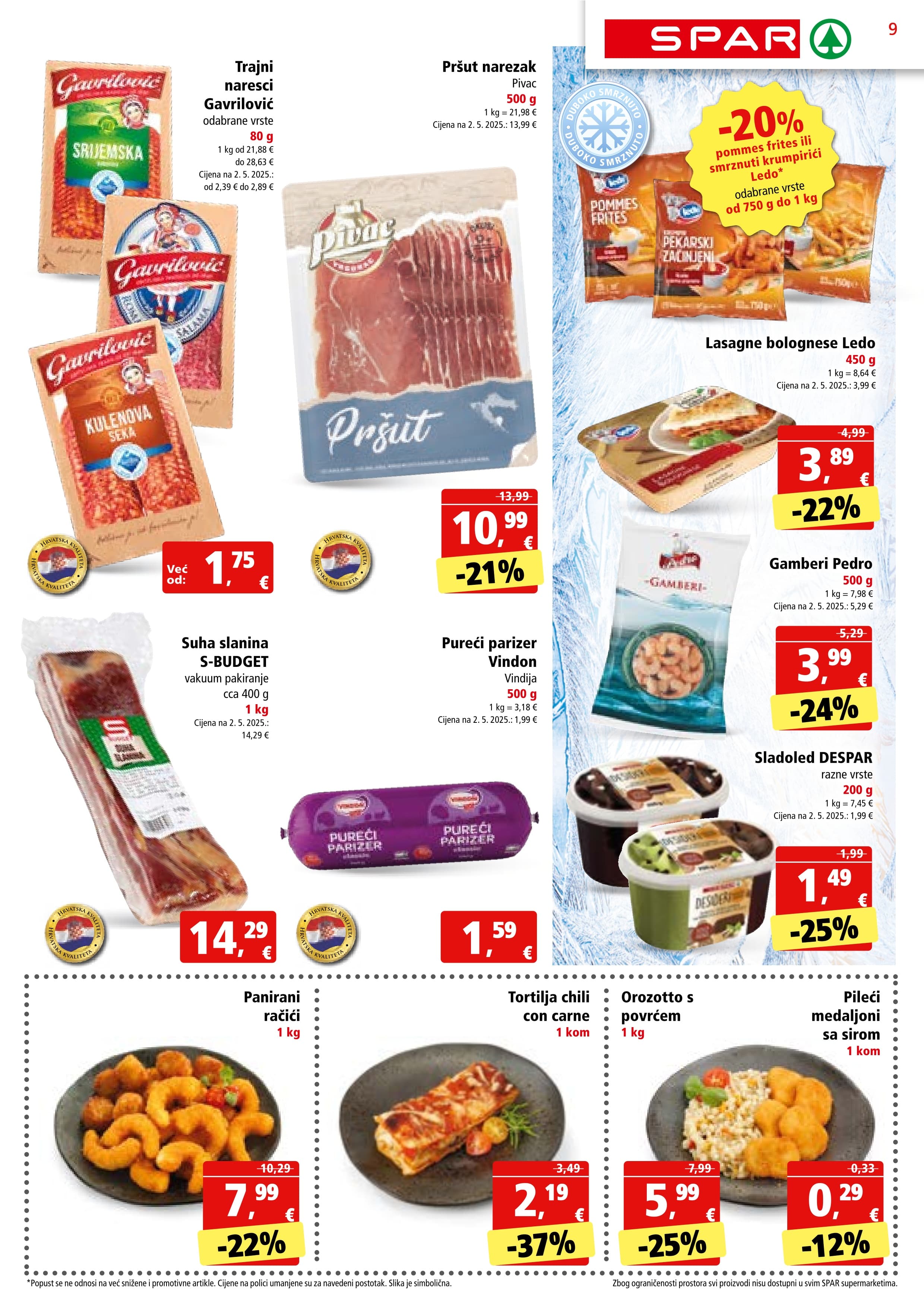 Stranica 9. Spar kataloga - Akcije od 29.10. do 04.11.2025.