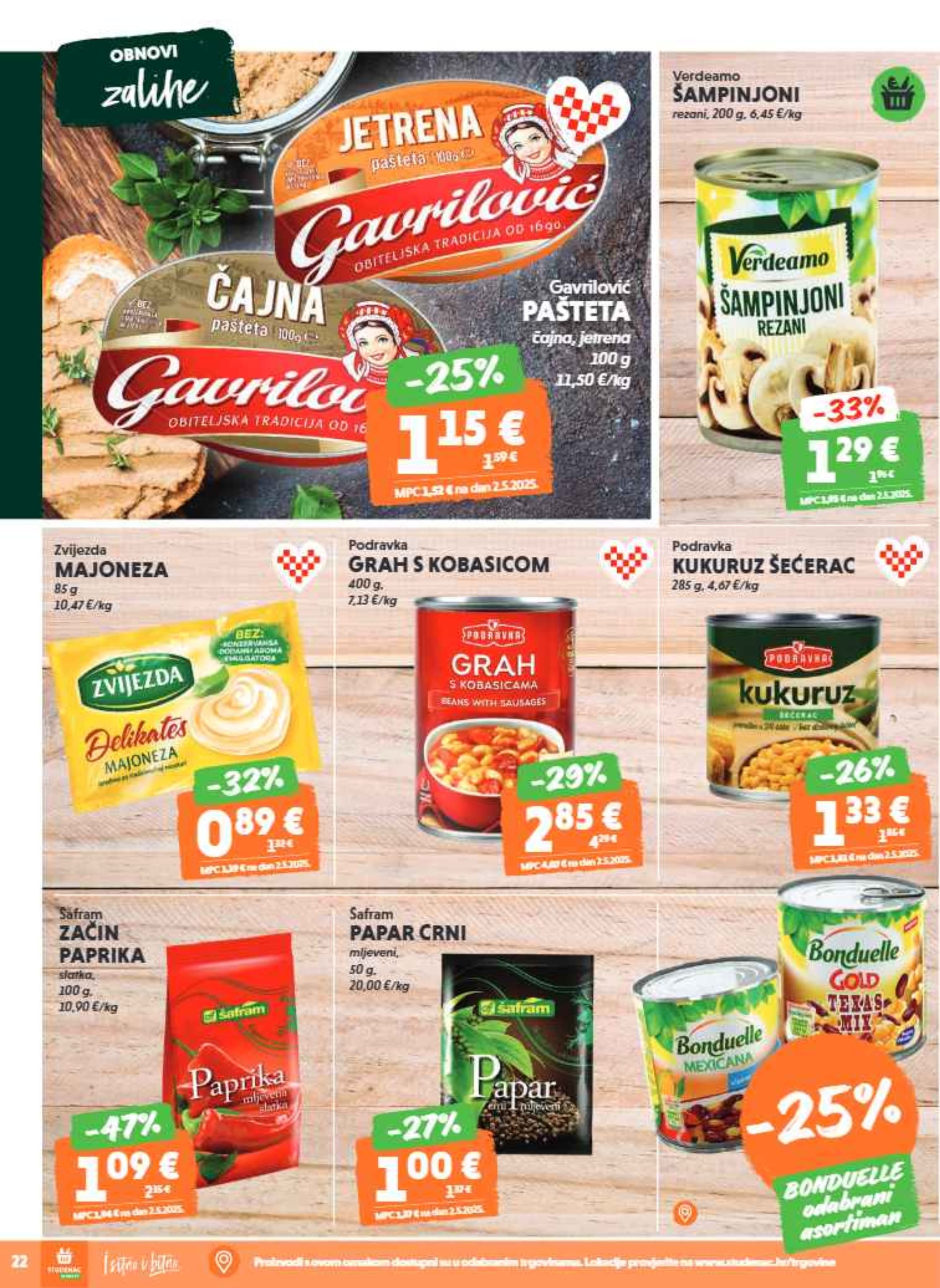 Stranica 22. Studenac kataloga - Akcije od 29.10. do 04.11.2025.