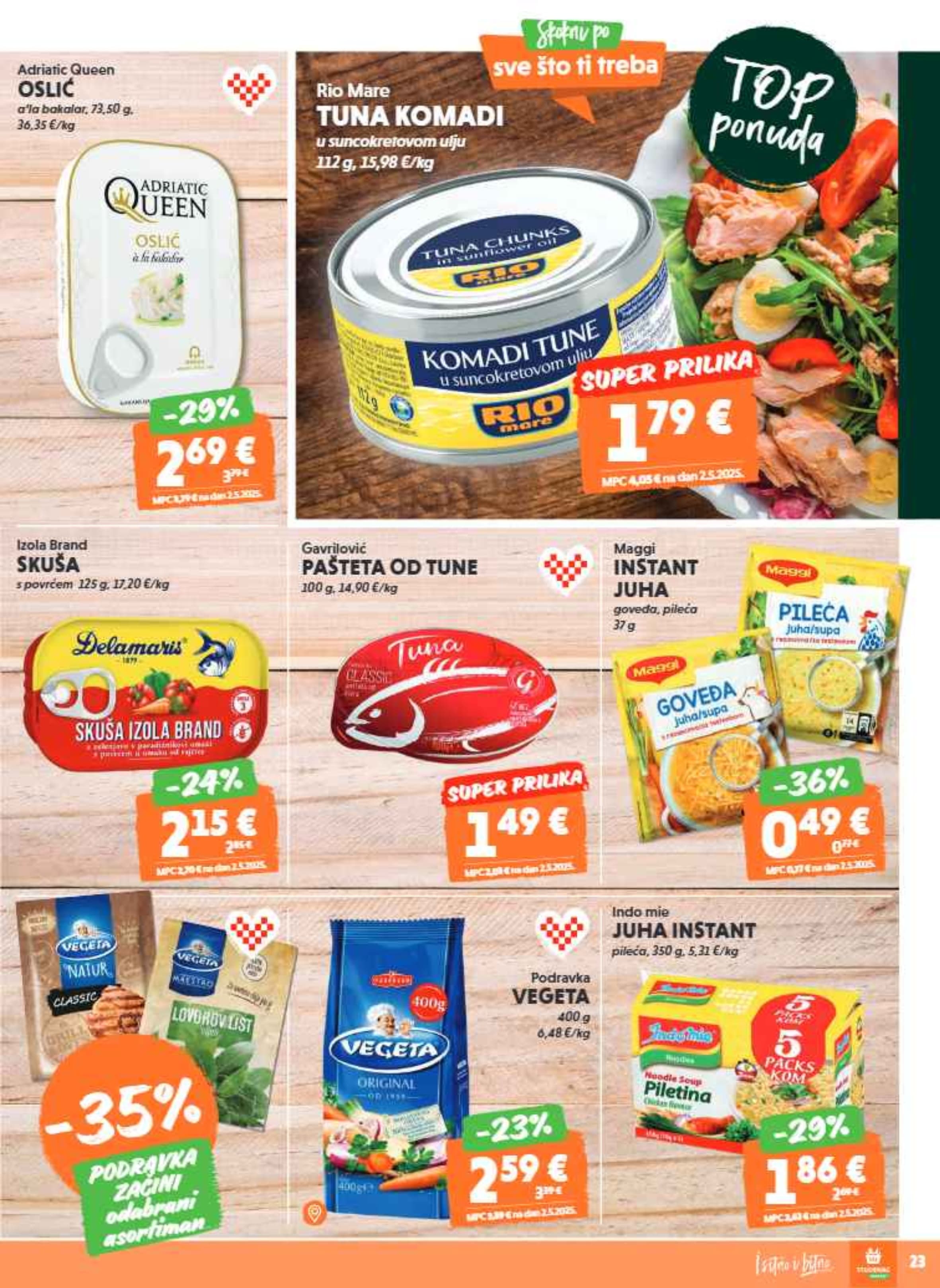 Stranica 23. Studenac kataloga - Akcije od 29.10. do 04.11.2025.