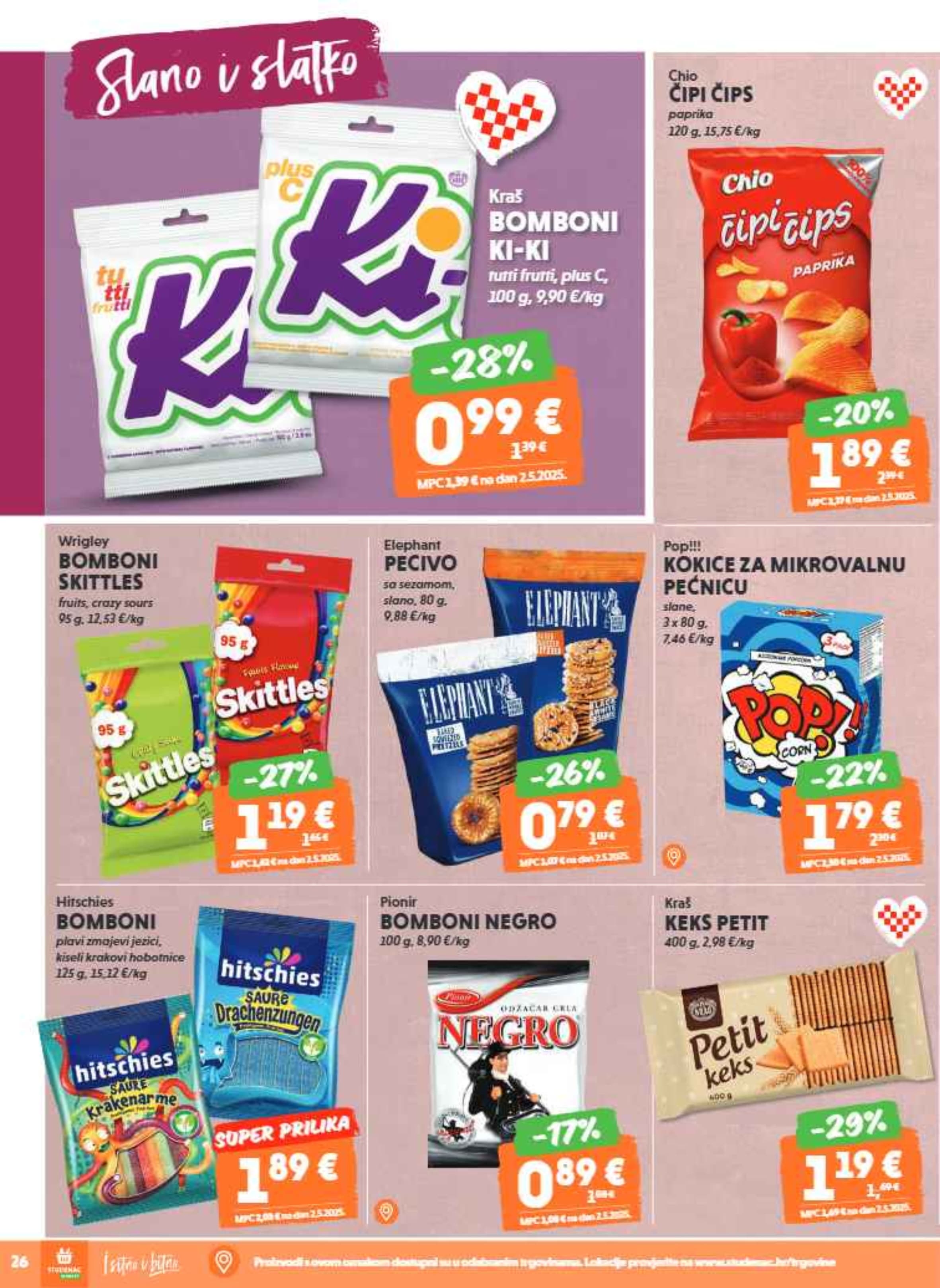 Stranica 26. Studenac kataloga - Akcije od 29.10. do 04.11.2025.