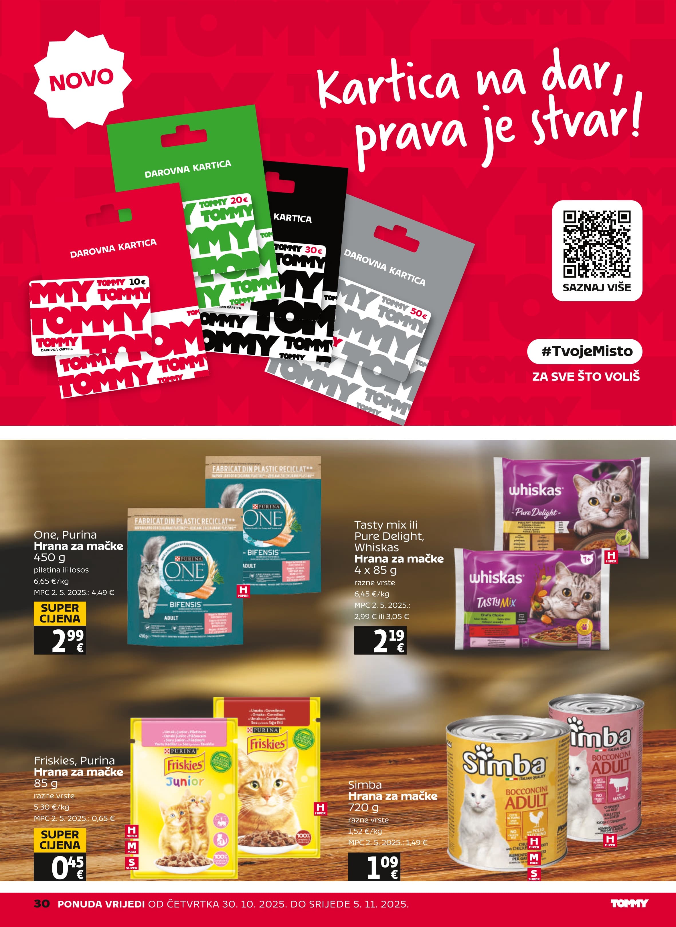Stranica 30. Tommy kataloga - Akcije od 30.10. do 05.11.2025.