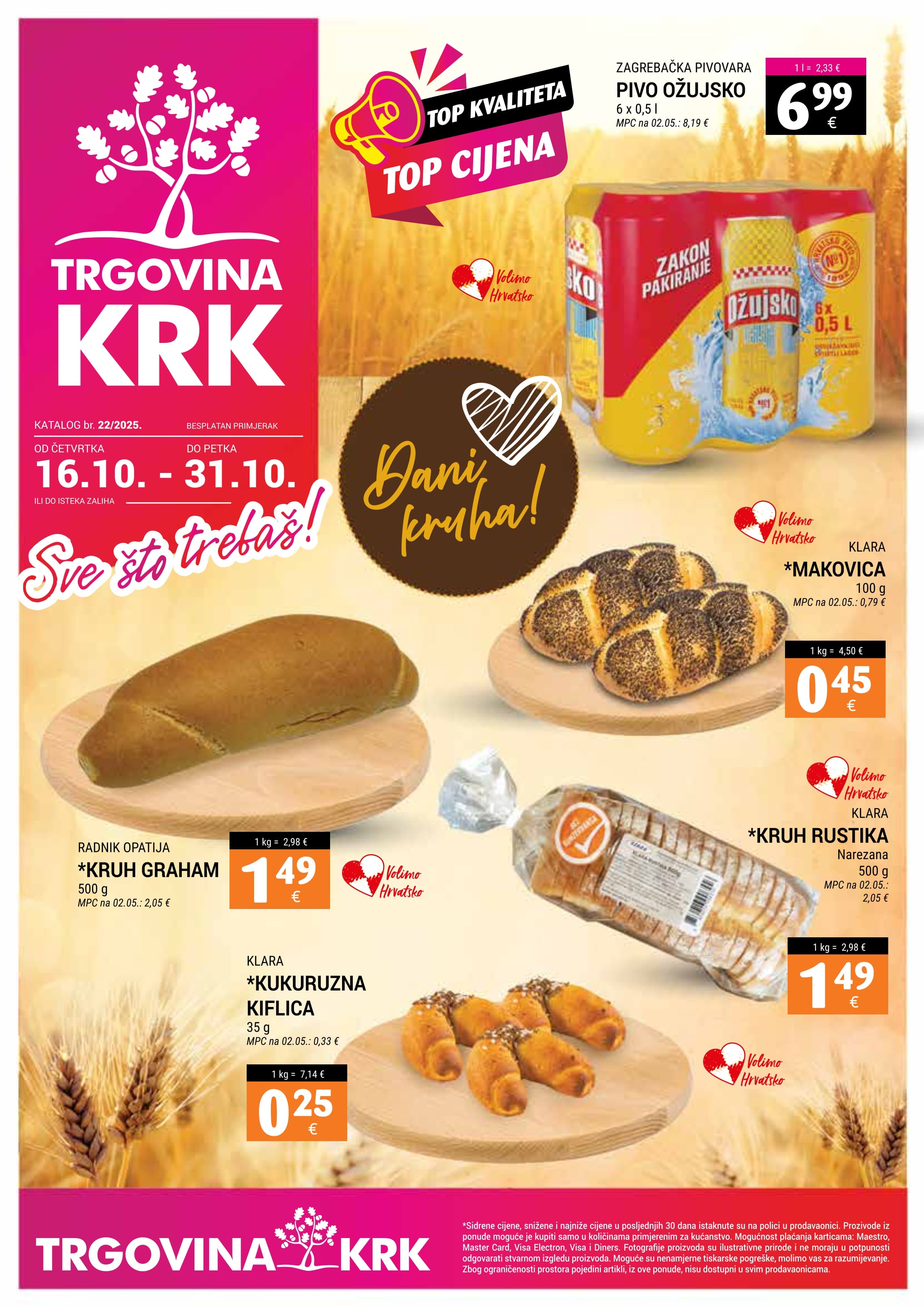 Stranica 1. Trgovina Krk kataloga - Akcije od 16.10. do 31.10.2025.