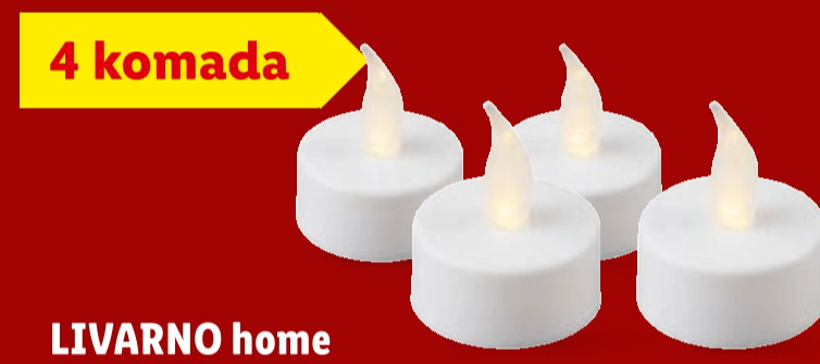 LIVARNO home LED lučice 4 komada