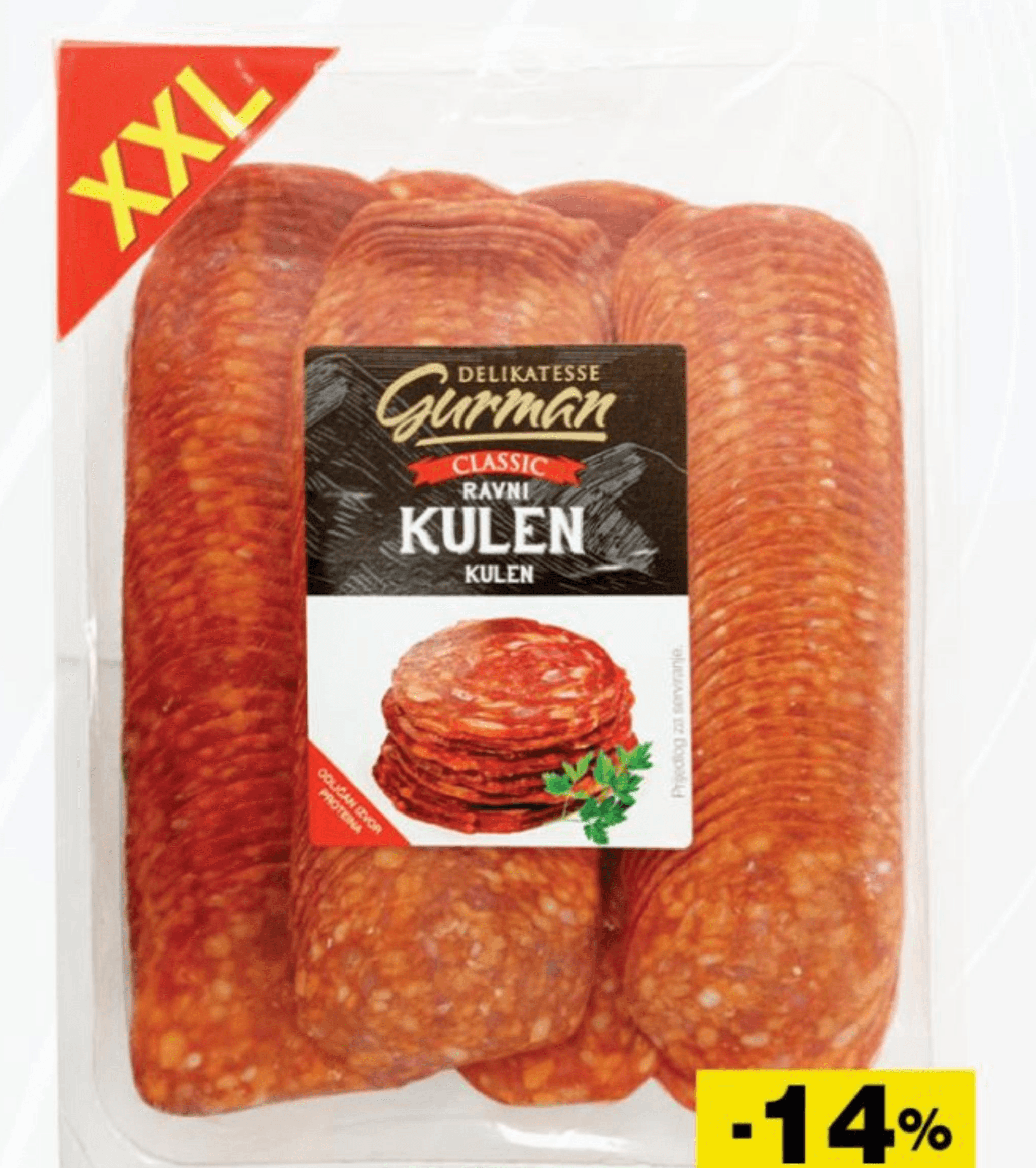 Gurman Kulen ravni FI 80 1 kg