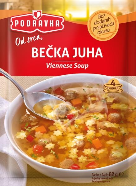 Podravka Bečka Juha 62 g ili 67 g