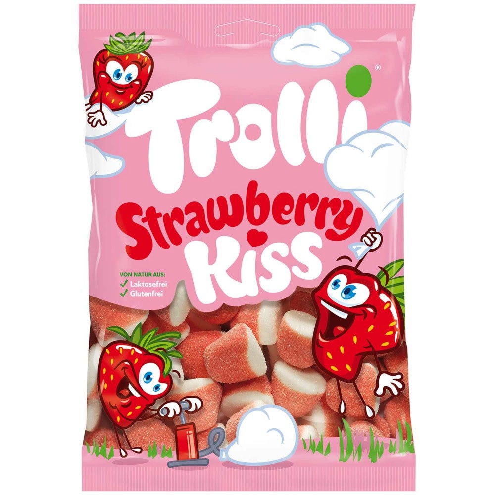 Trolli Tarantula, Kiss strawberry, Red fruits ring 100 g Trolli