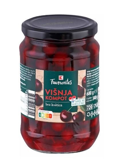 Fruity Sensation Kompot višnja 720 g