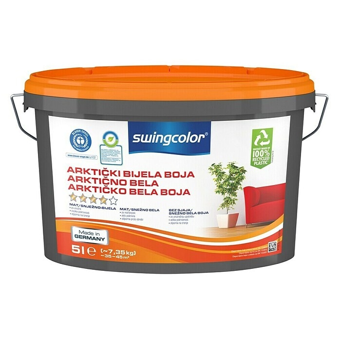 Mix snježno bijela boja 'Basis 2 ili 4' 5 l