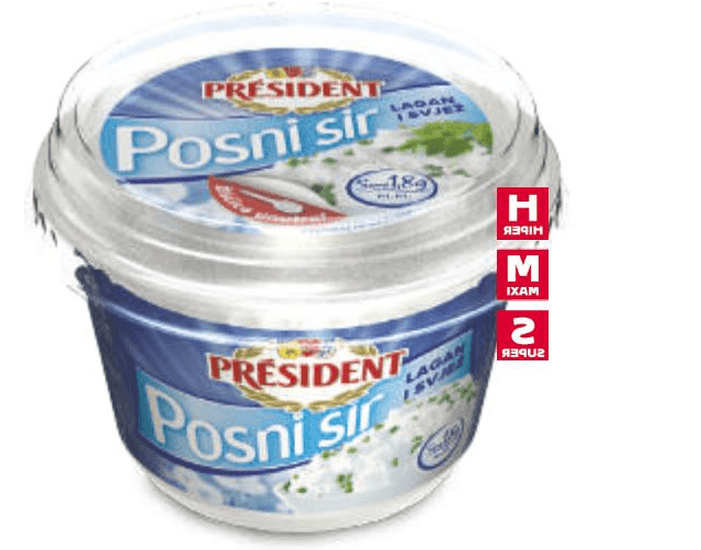 President Posni sir 200 g Dukat