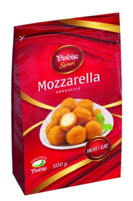 Panirana mozzarella 500 g
