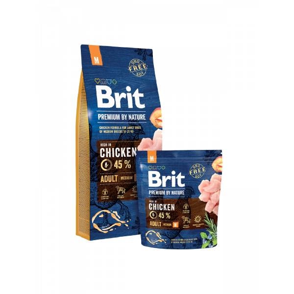 Brit Premium by Nature Adult M 1 kg