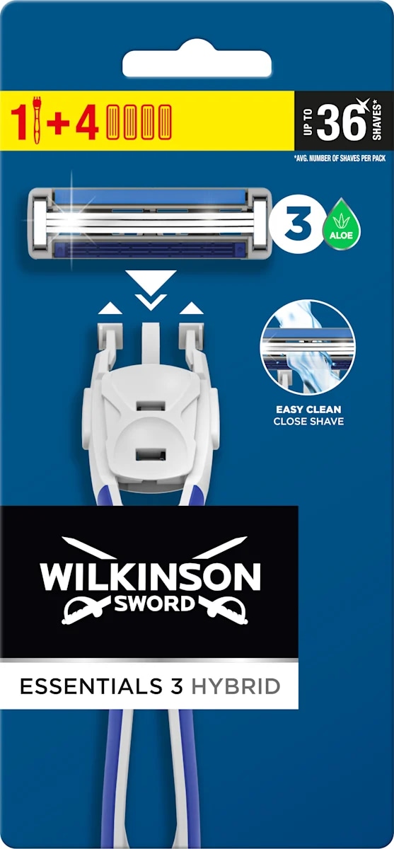 Wilkinson Essentials 3 brijač 4 patrone