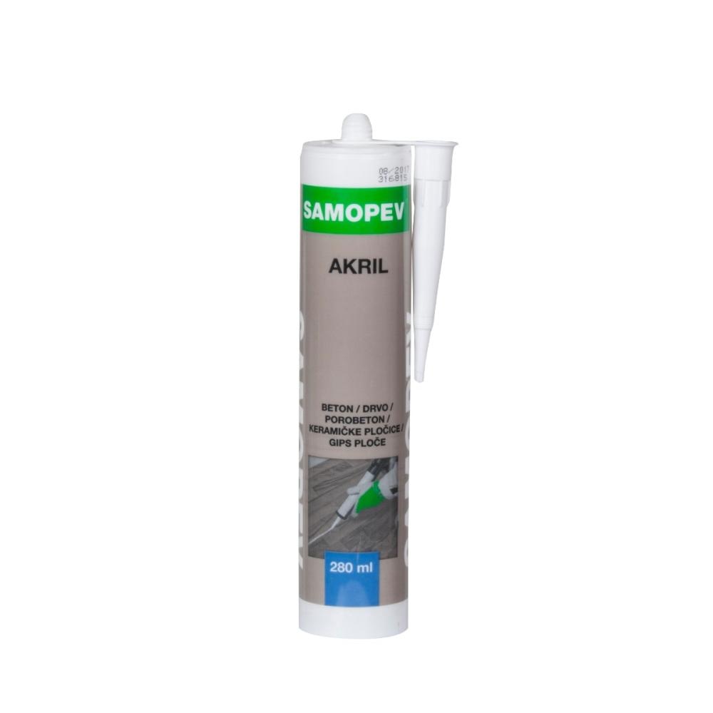 Akrilno brtvilo Samopev 280 ml SAMOPEV